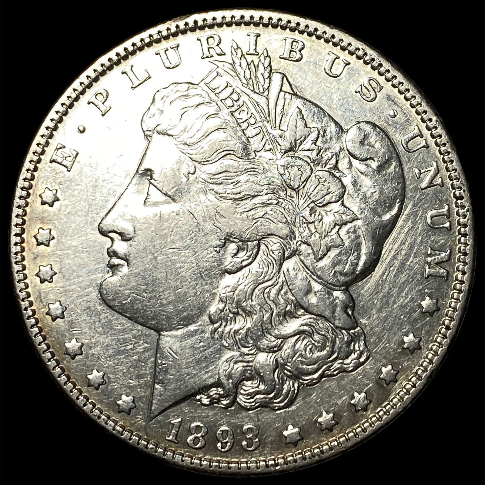1893 Morgan Silver Dollar NEARLY UNCIRCULATED (1 of 2)