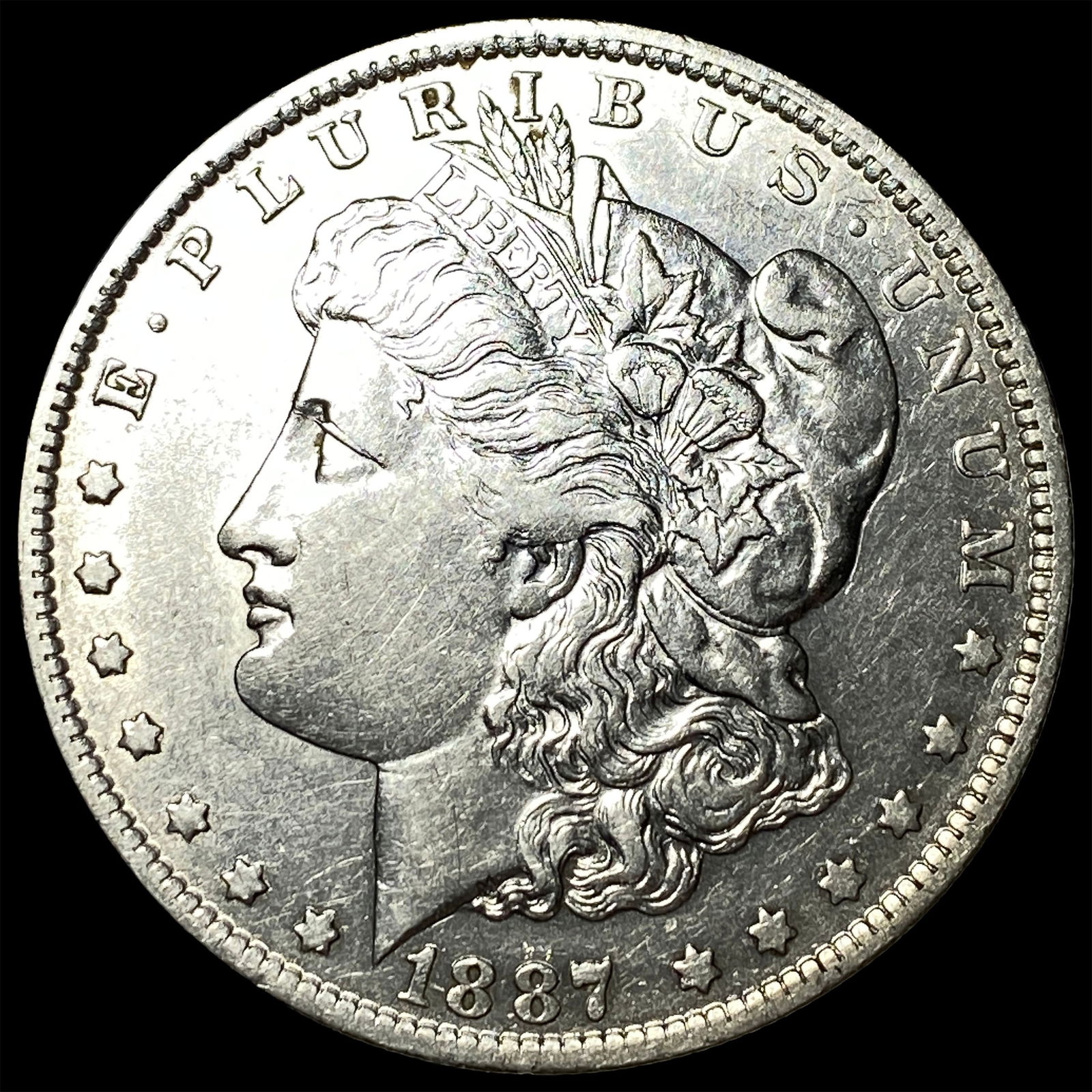 1887-O Silver Morgan Dollar CLOSELY UNCIRCULATED: 1887-O Silver Morgan Dollar CLOSELY UNCIRCULATED