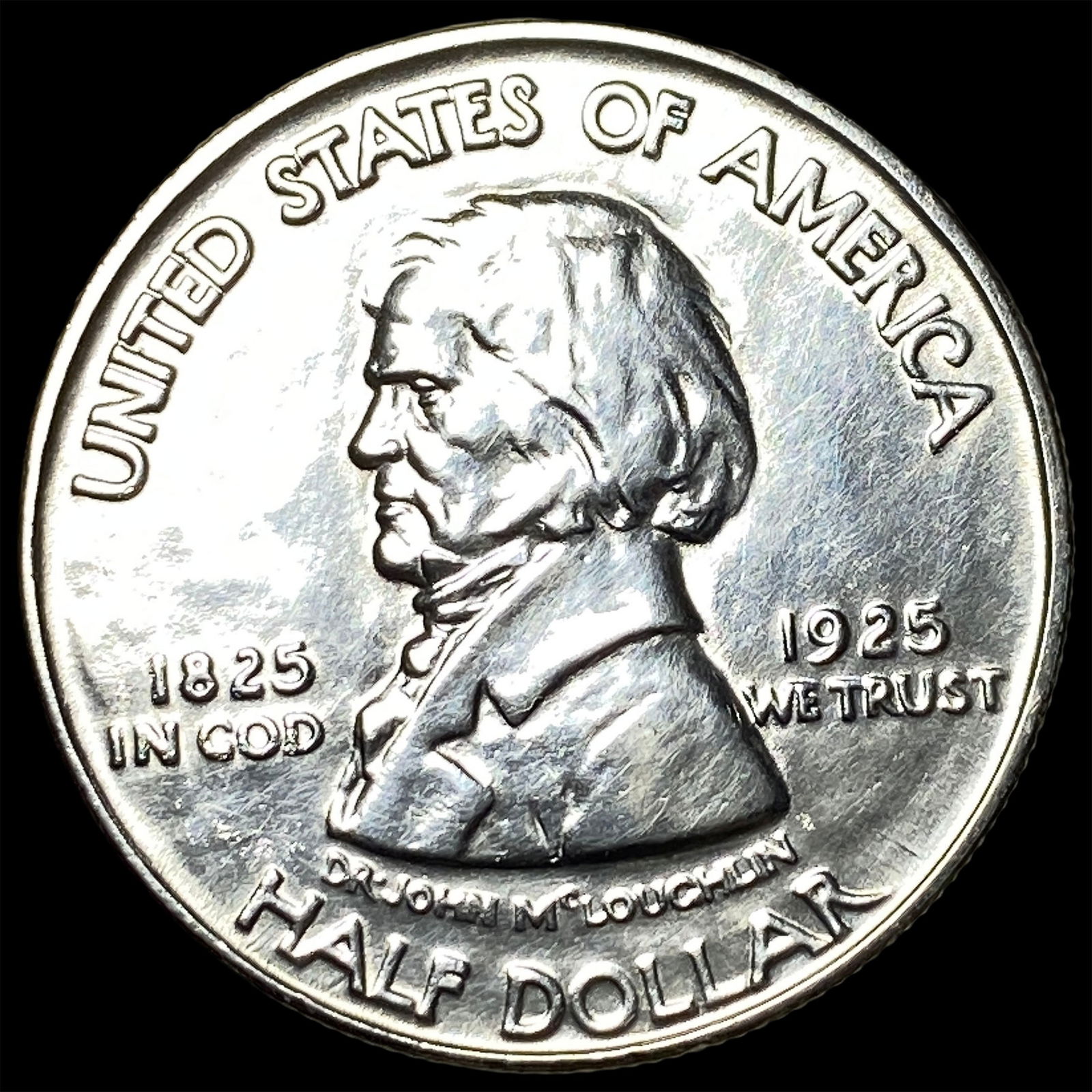 1925 Silver Half Dollar Fort Vancouver Centennial HIGH GRADE: 1925 Silver Half Dollar Fort Vancouver Centennial HIGH GRADE