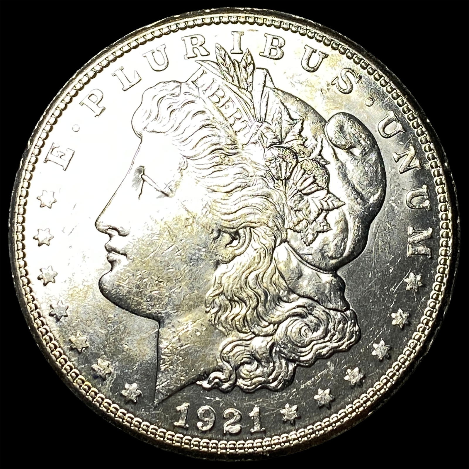 1921 Silver Morgan Dollar CHOICE BU (1 of 2)