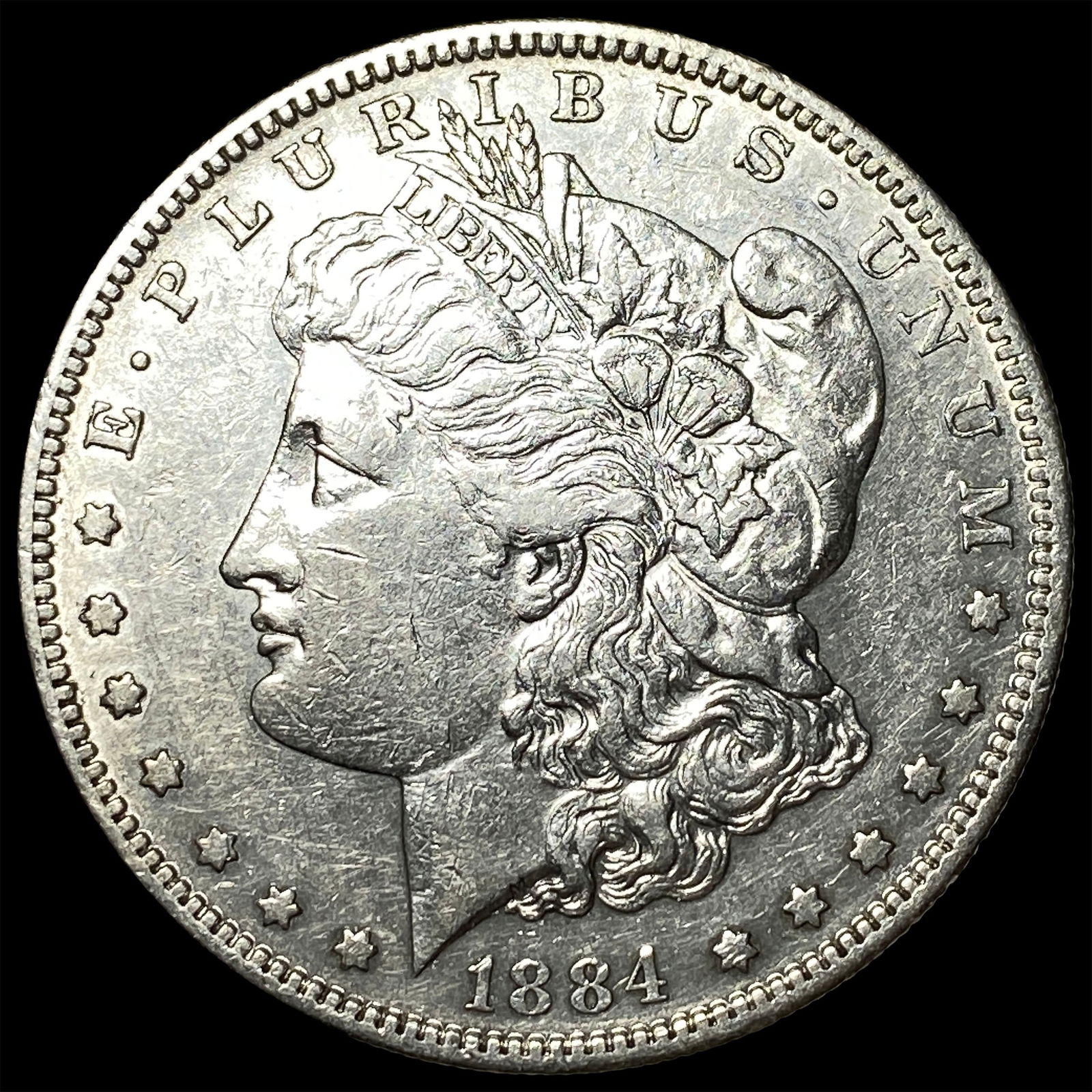 1884-S Silver Morgan Dollar CLOSELY UNCIRCULATED (1 of 2)