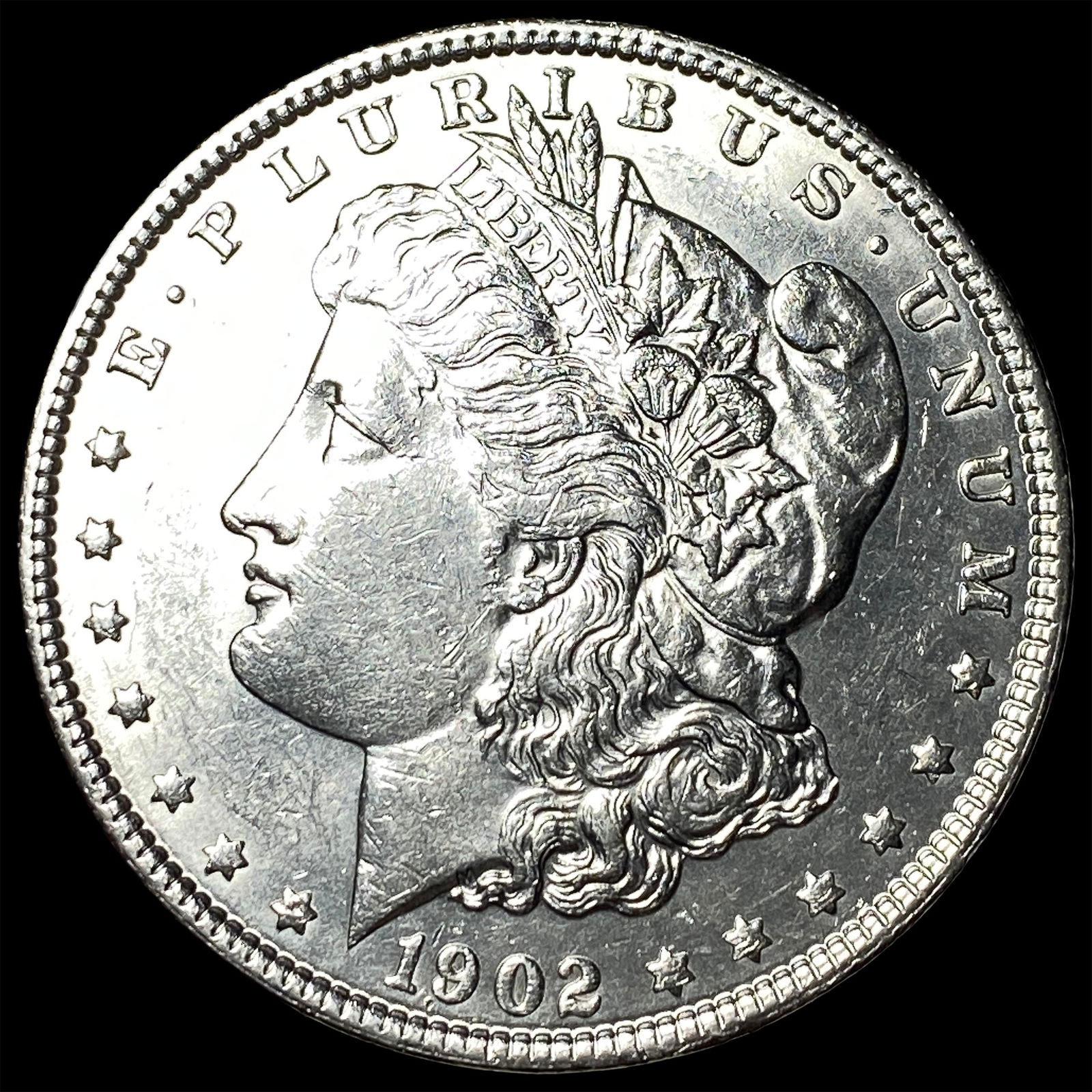1902 Morgan Silver Dollar CLOSELY UNCIRCULATED (1 of 2)
