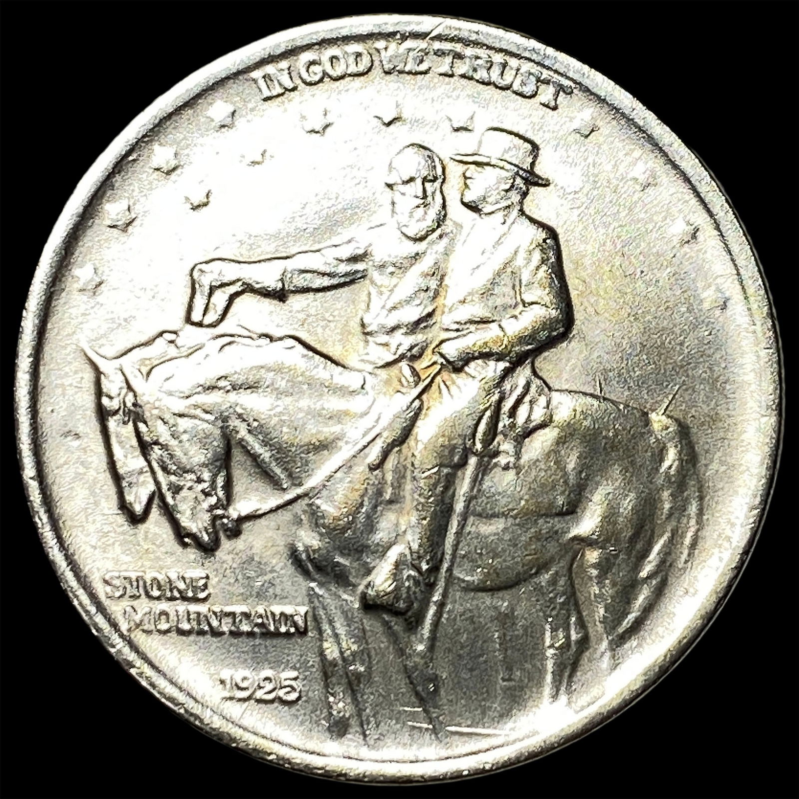1925 Stone Mountain Silver Half Dollar CLOSELY UNCIRCULATED (1 of 2)