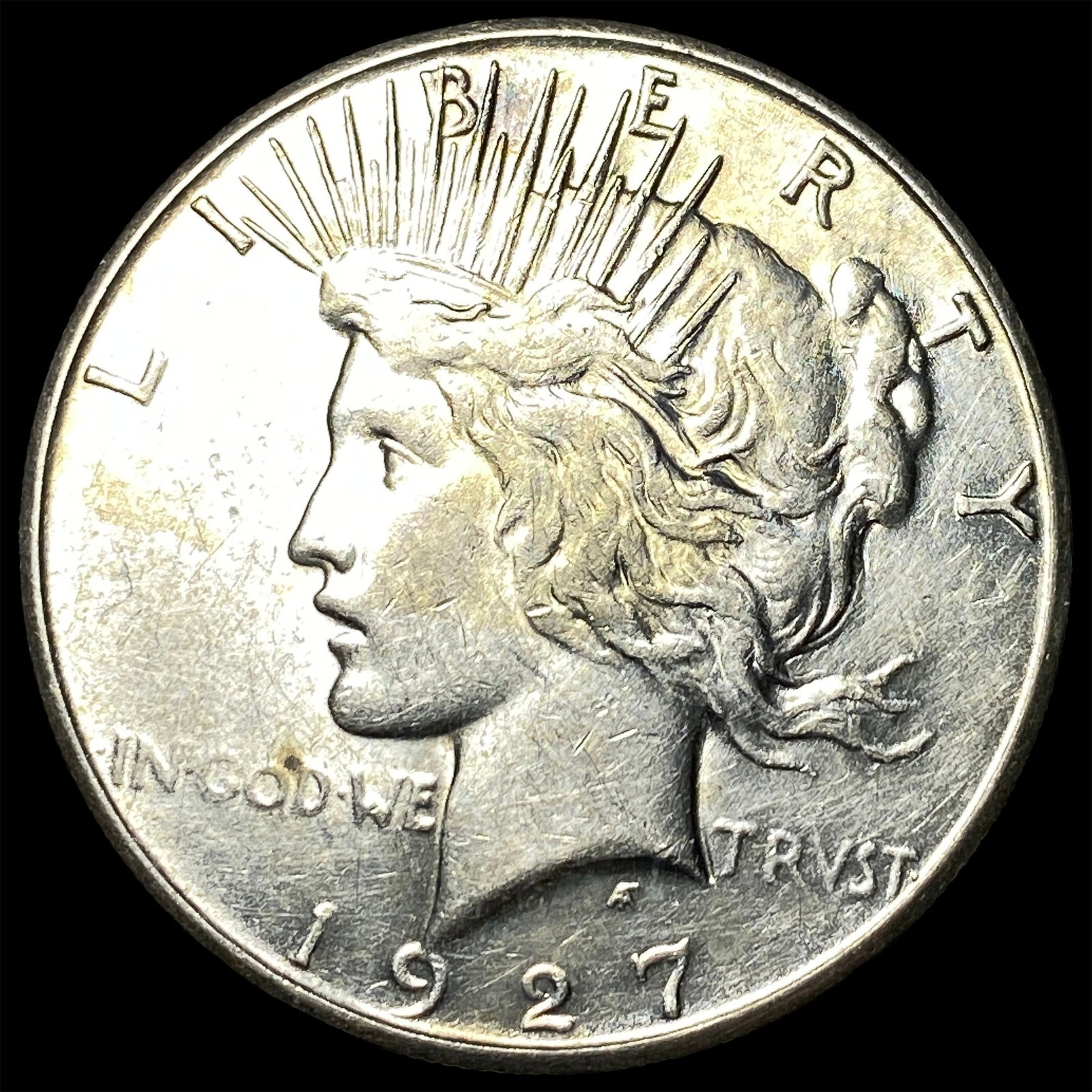 1927-S Silver Peace Dollar CLOSELY UNCIRCULATED: 1927-S Silver Peace Dollar CLOSELY UNCIRCULATED