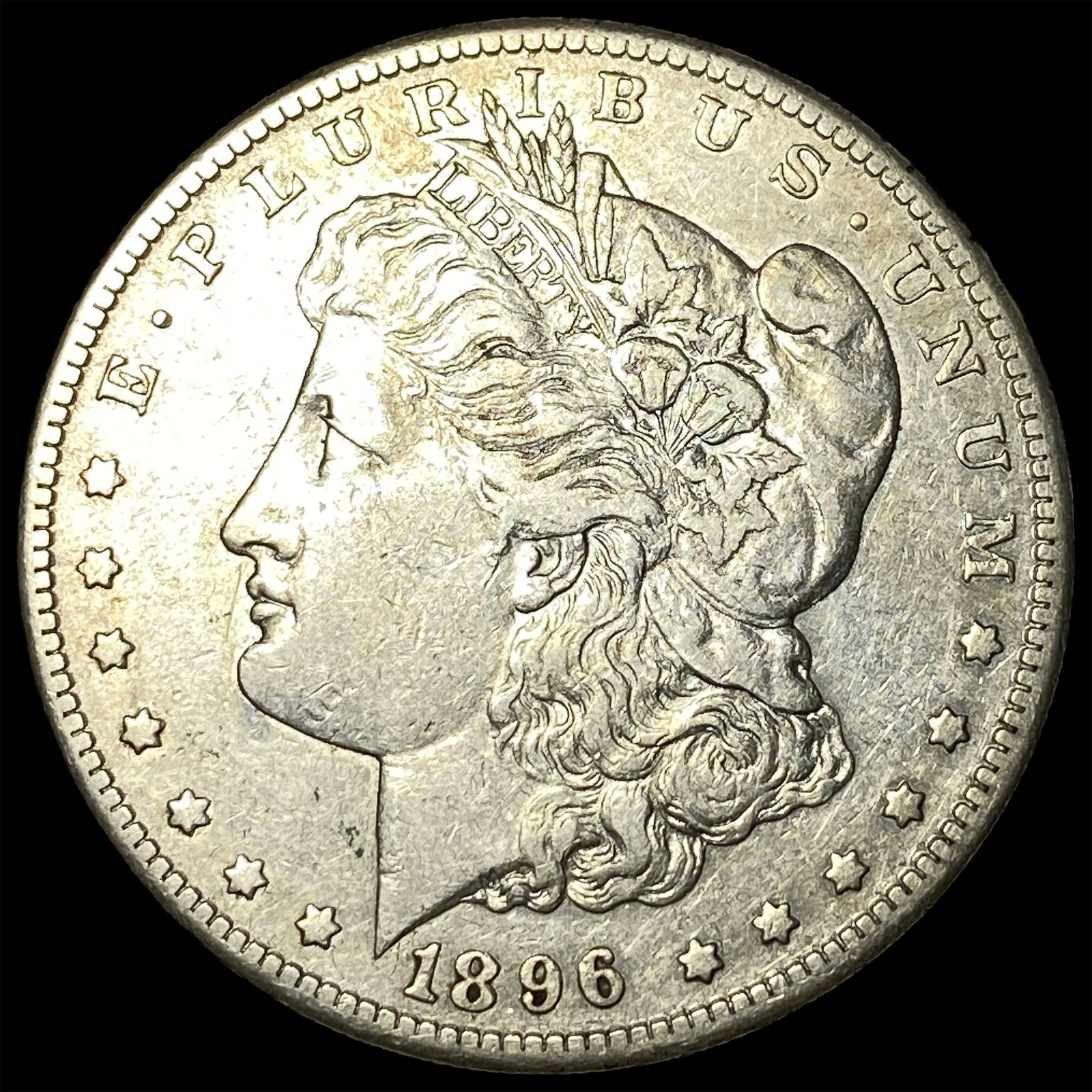 1896-S Silver Morgan Dollar LIGHTLY CIRCULATED: 1896-S Silver Morgan Dollar LIGHTLY CIRCULATED