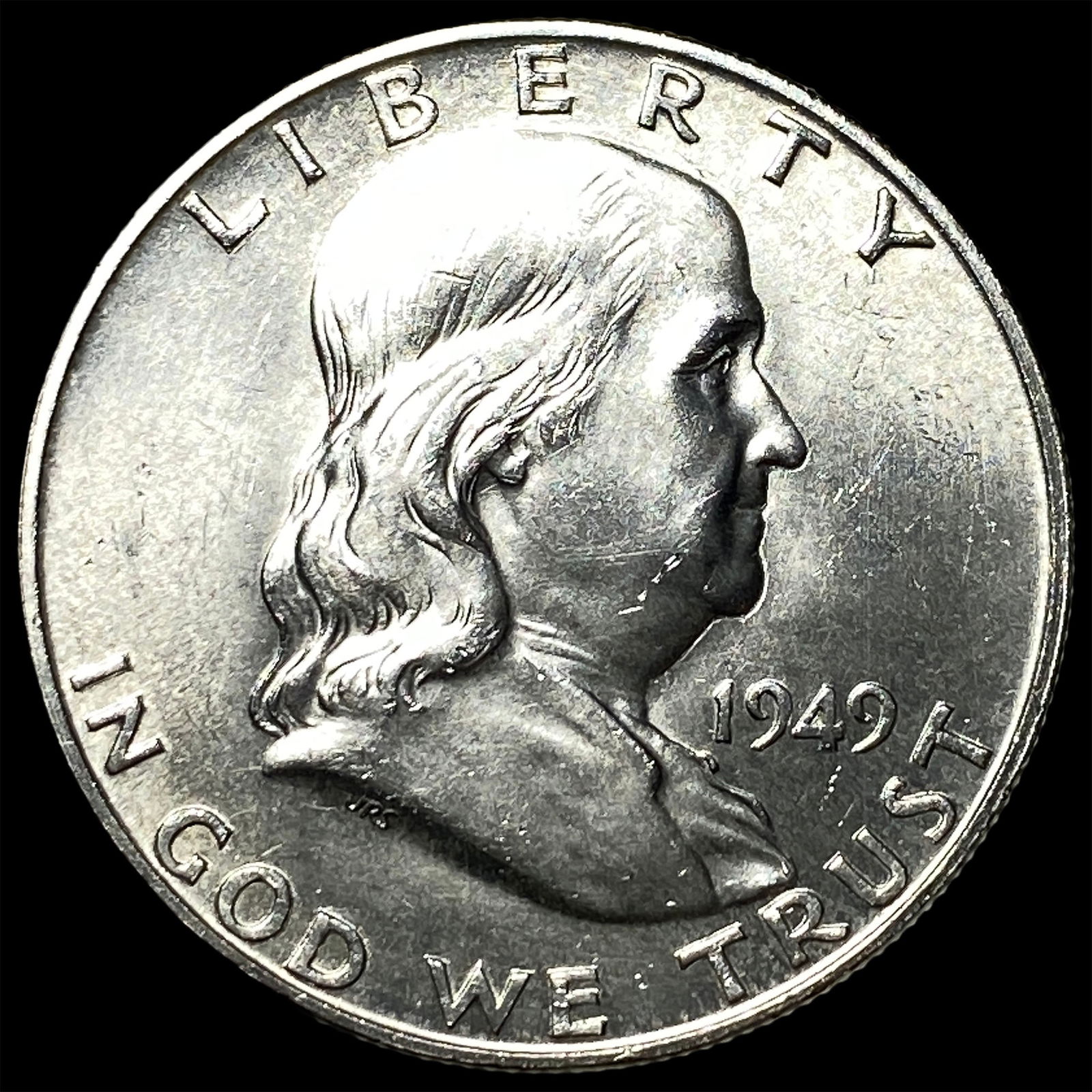 1949 Franklin Silver Half Dollar CHOICE BU (1 of 2)