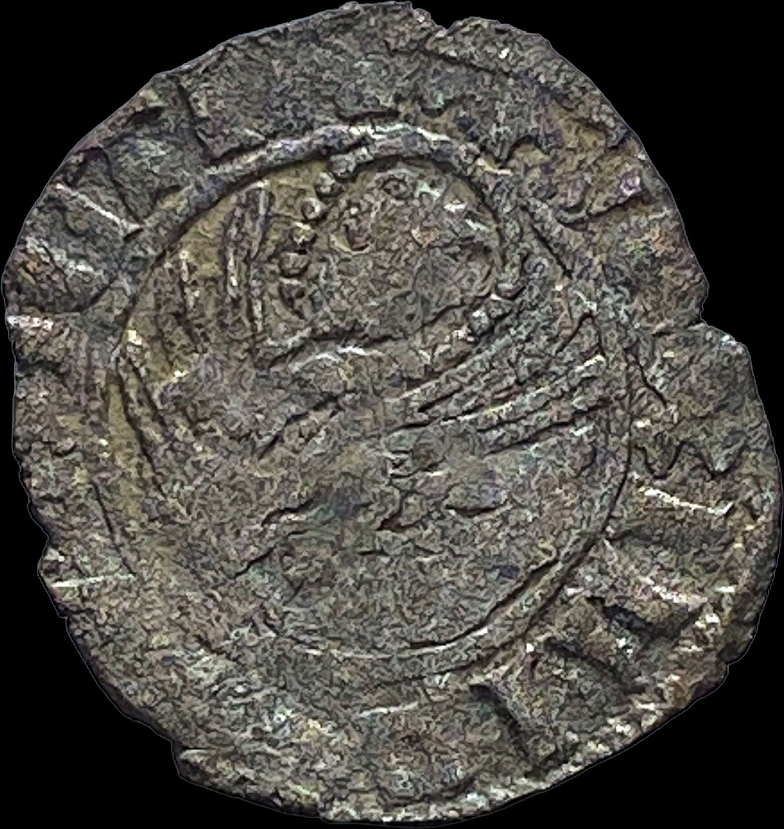 14-15th Century Venetian Silver Tornesello NEARLY UNCIRCULATED (1 of 2)