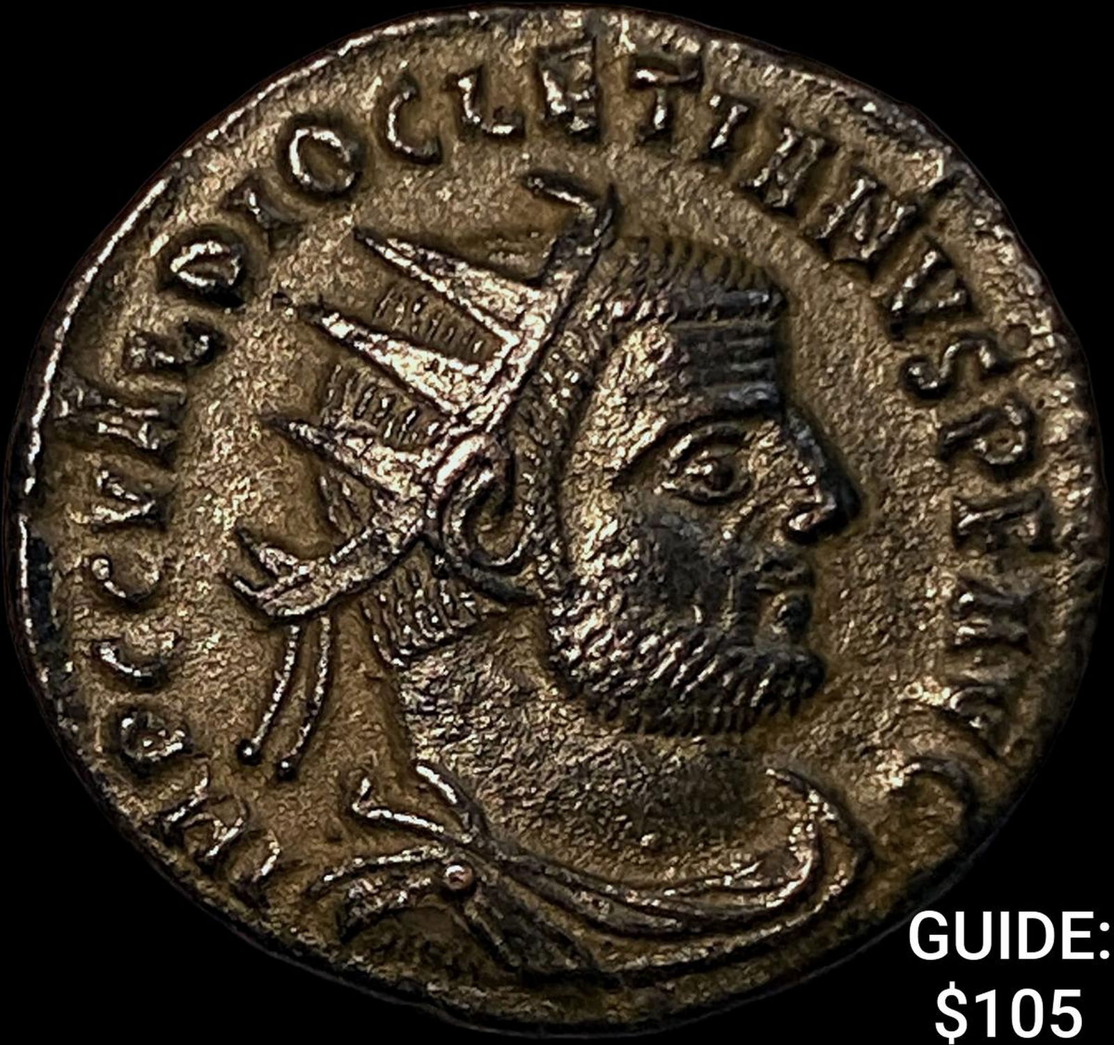 Roman Dioletian 284-305 AD BI Nummus CHOICE AU: Roman Dioletian 284-305 AD BI Nummus CHOICE AU