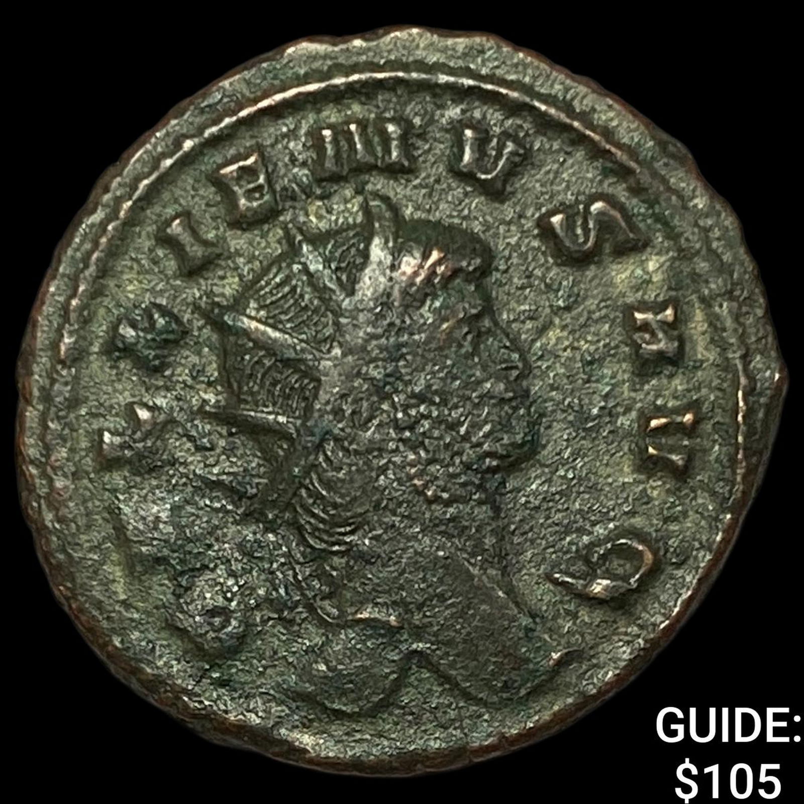 Roman Gallienus 253-268 AD BI Dbl Denarius CHOICE AU (1 of 2)