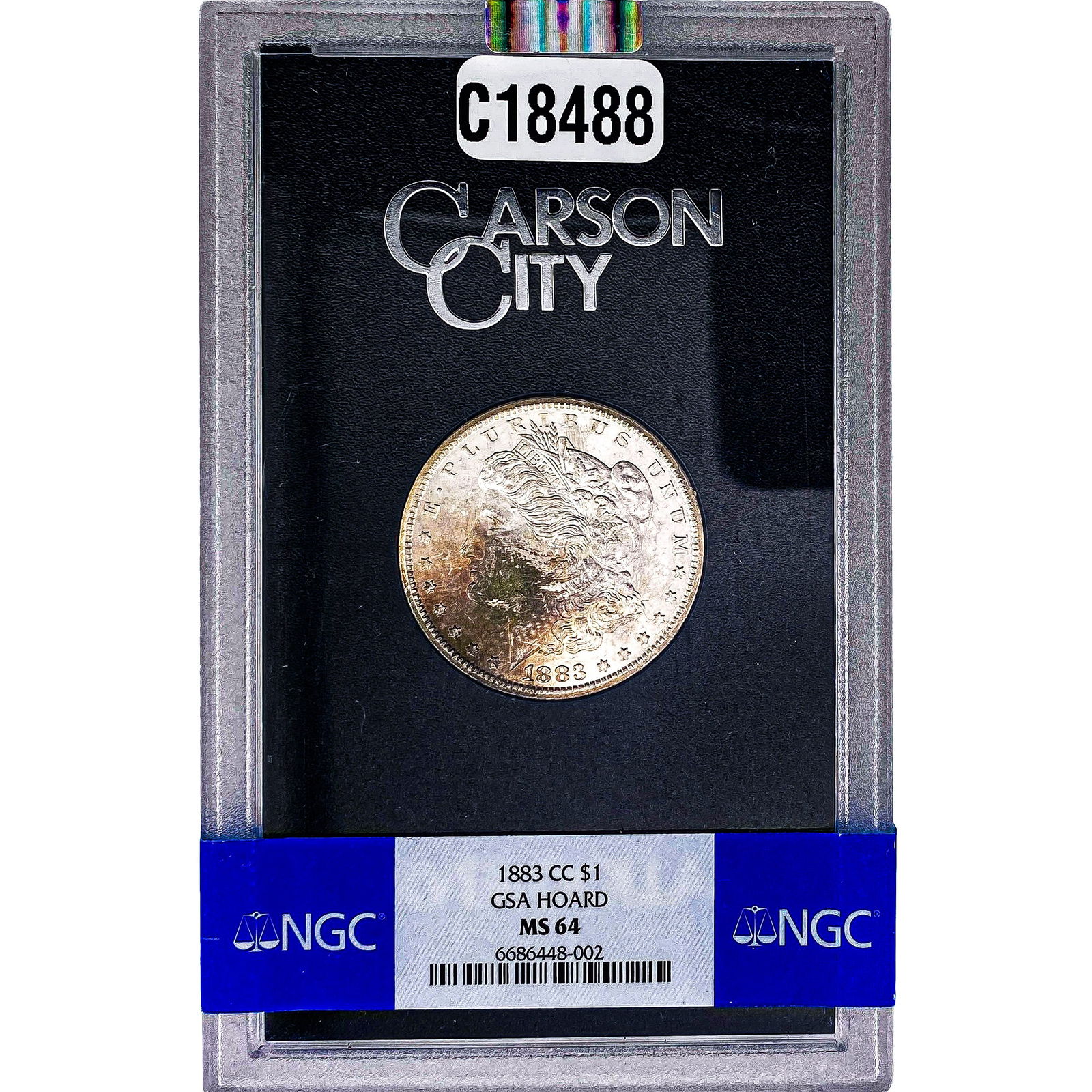 1883-CC Morgan Silver Dollar NGC MS64: 1883-CC Morgan Silver Dollar NGC MS64