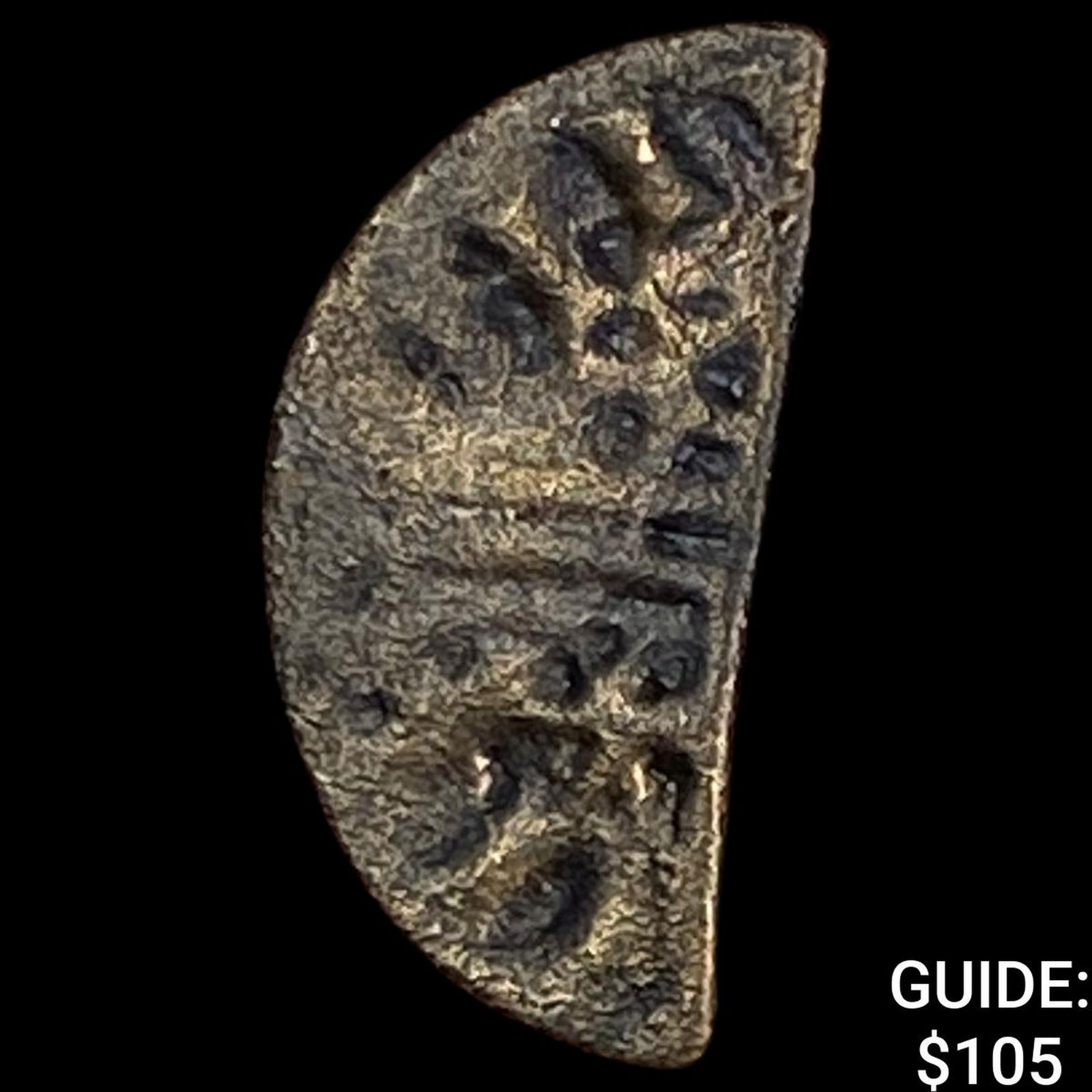 Scotland 1205-1230 Silver Cut Half-Penny LIGHTLY CIRCULATED: Scotland 1205-1230 Silver Cut Half-Penny LIGHTLY CIRCULATED