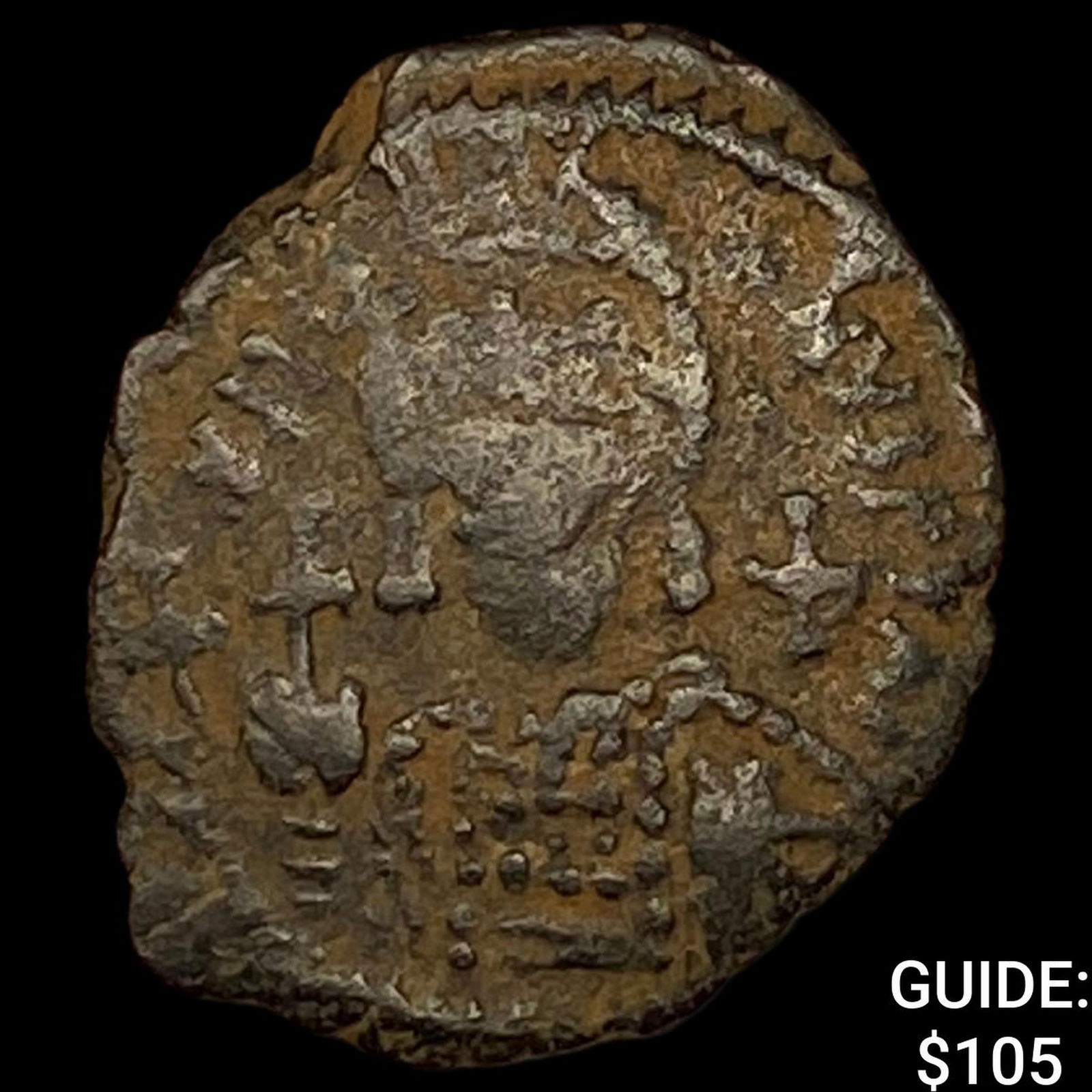 Byzantine Justinian I 527-565 Decanummium ABOUT UNCIRCULATED: Byzantine Justinian I 527-565 Decanummium ABOUT UNCIRCULATED