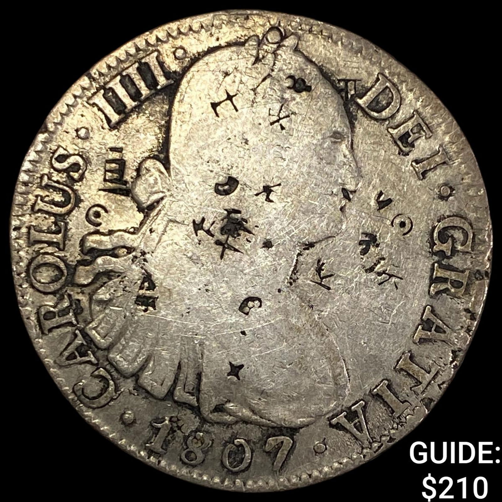 1807 Spain Silver 8 Reales NEARLY UNCIRCULATED (1 of 2)