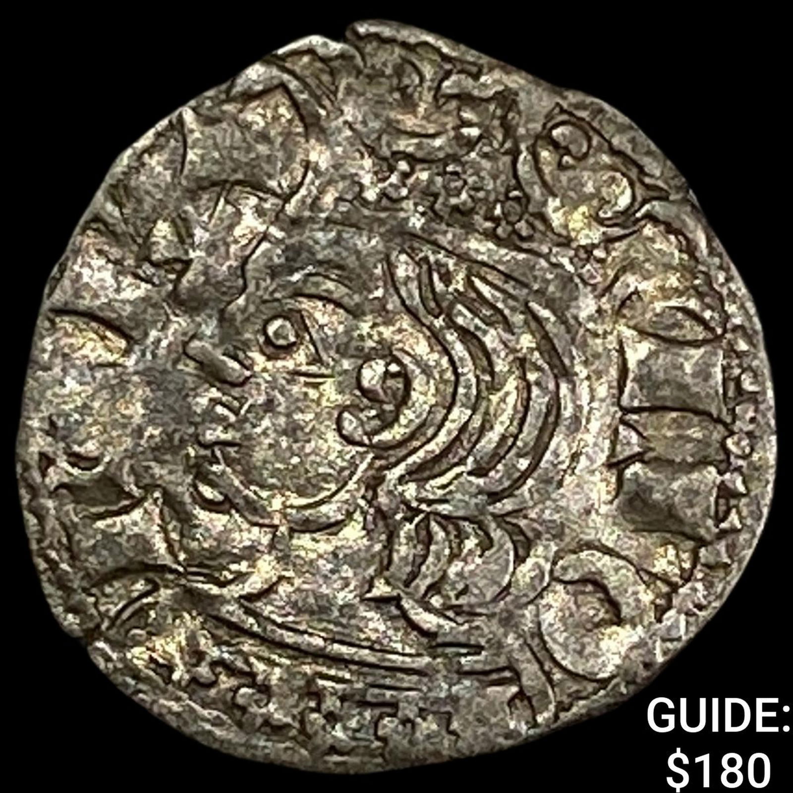 Spain, Castille & Leon Alfonso XI 1312-1350 Billon Denaro NEARLY UNCIRCULATED (1 of 2)