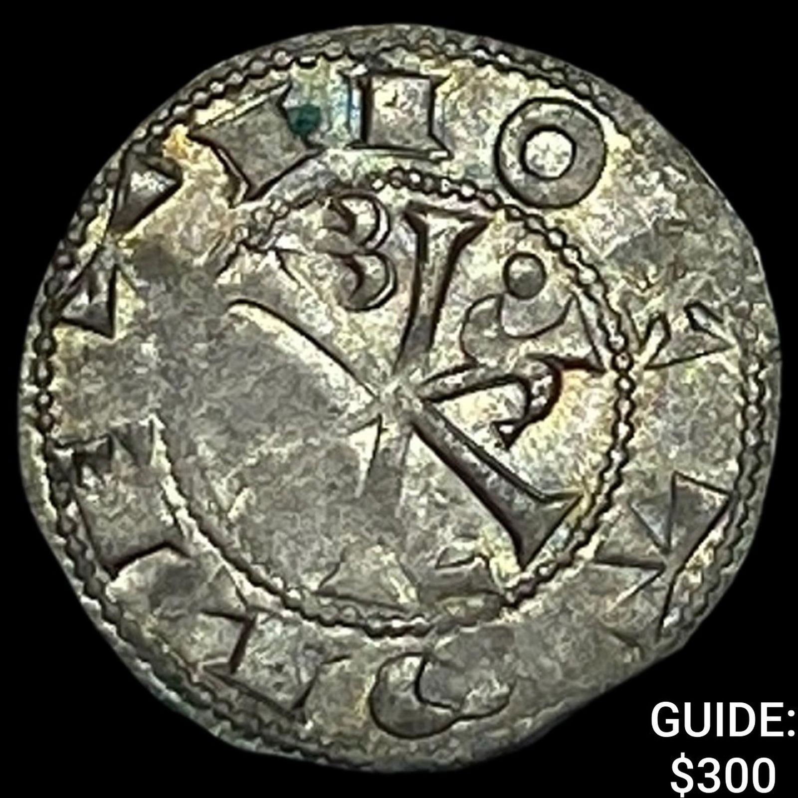 Spain, Castile & Leon Alfonso VI 1073-1109 Silver Denier NEARLY UNCIRCULATED: Spain, Castile & Leon Alfonso VI 1073-1109 Silver Denier NEARLY UNCIRCULATED