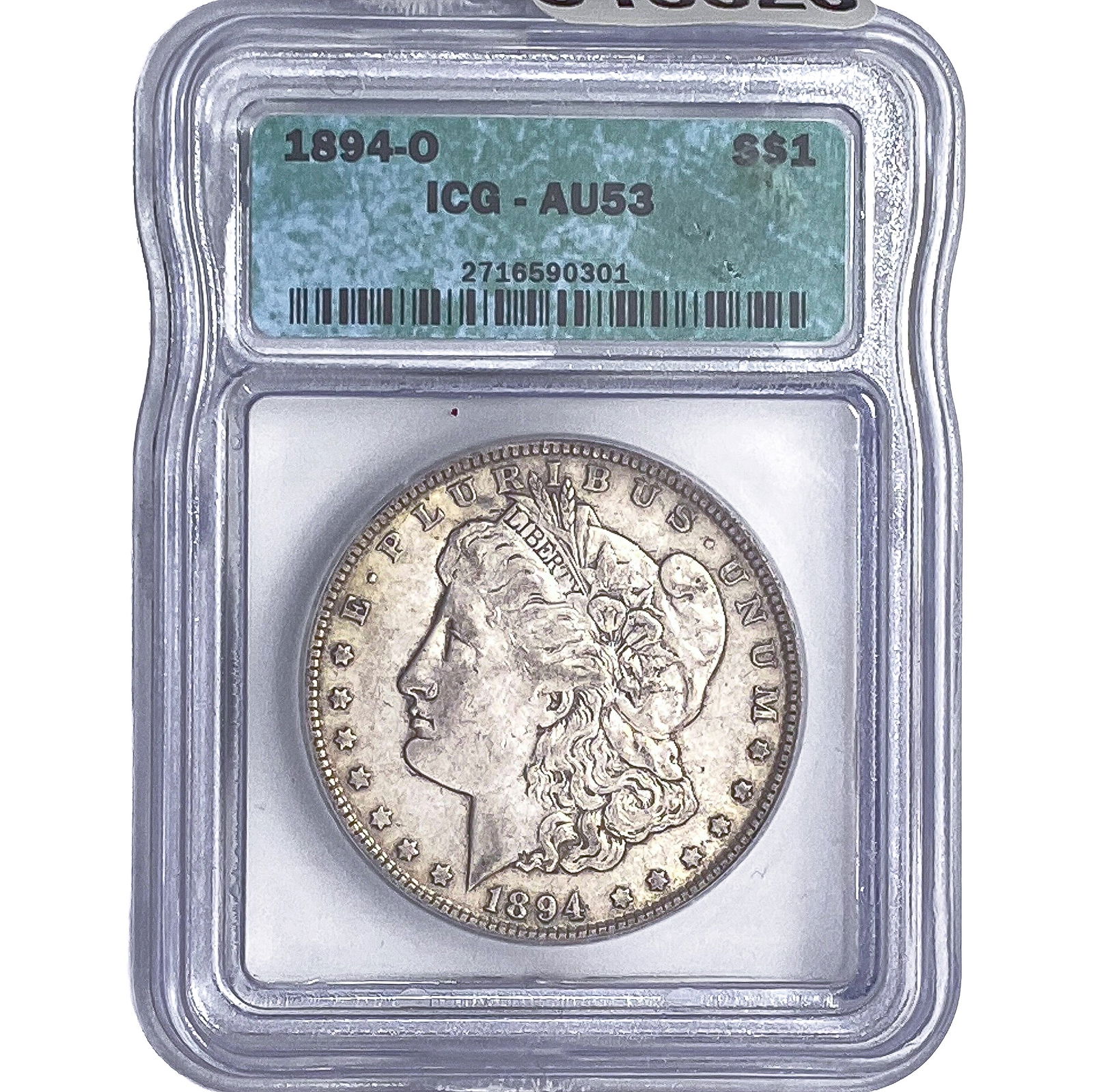 1894-O Morgan Silver Dollar ICG AU53 (1 of 2)
