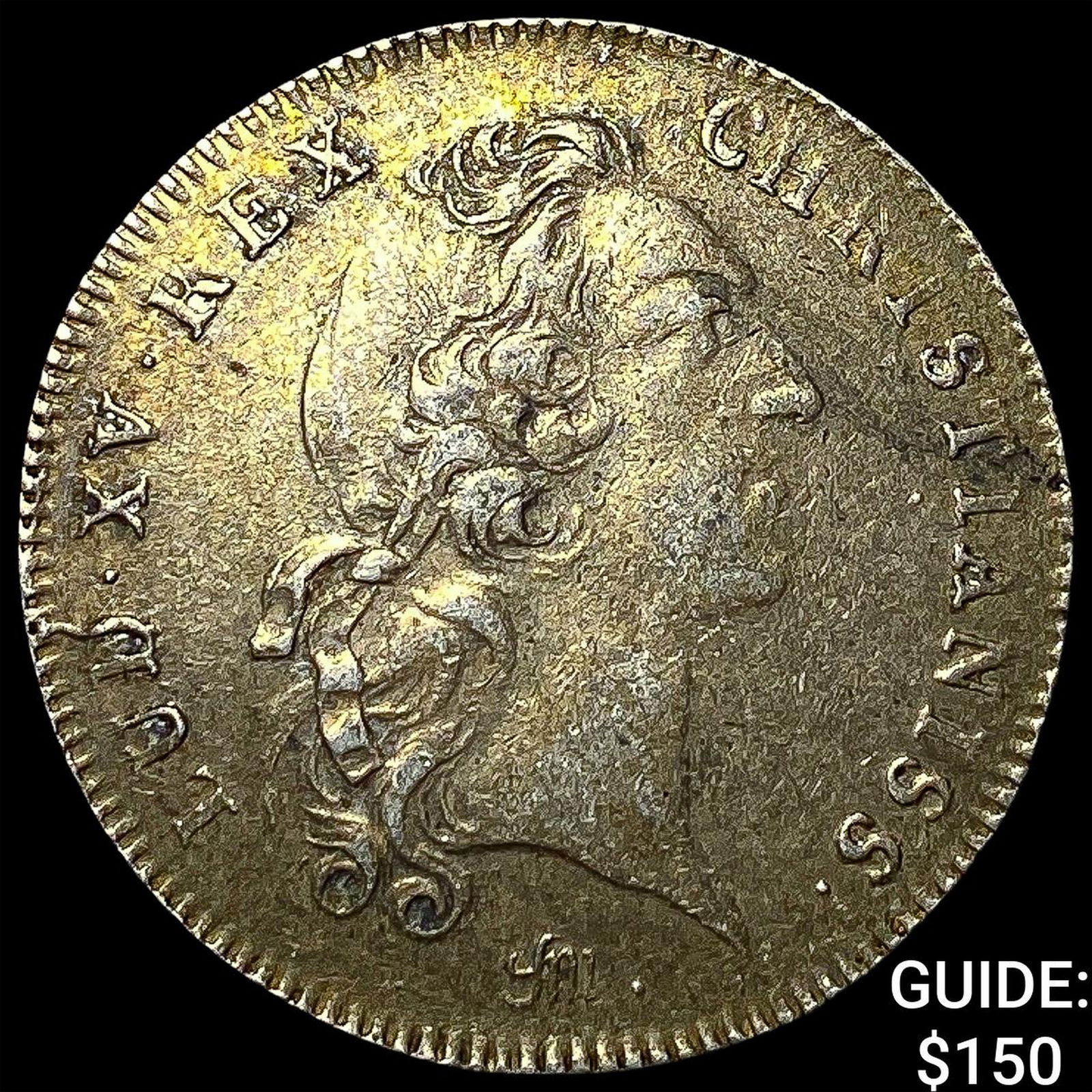France Louis XV 1715-1774 Silver Jeton NEARLY UNCIRCULATED: France Louis XV 1715-1774 Silver Jeton NEARLY UNCIRCULATED