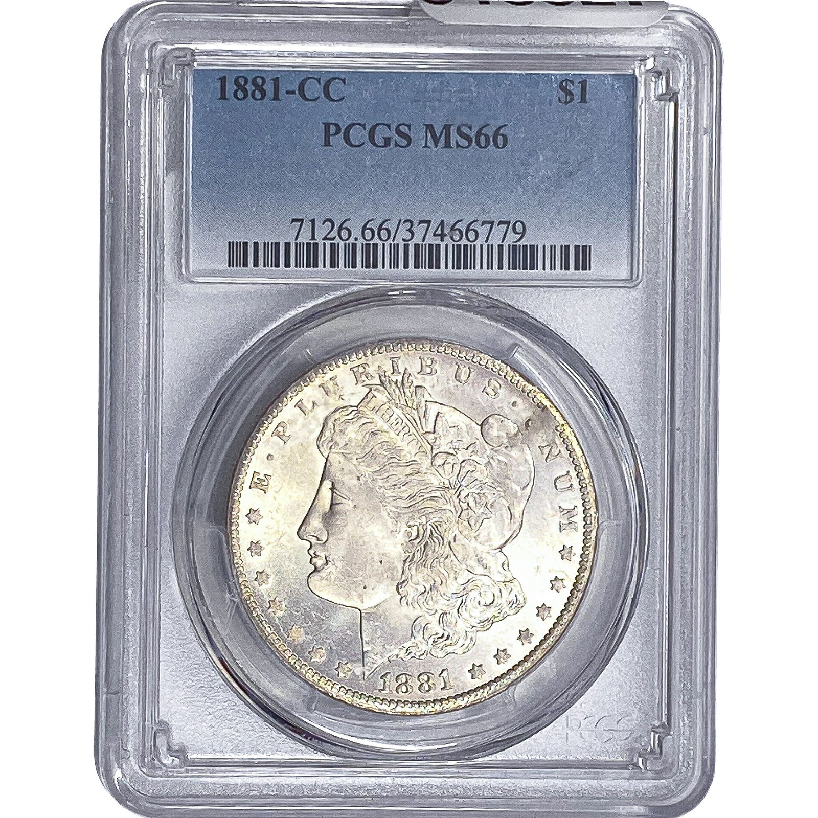 1881-CC Morgan Silver Dollar PCGS MS66 (1 of 2)