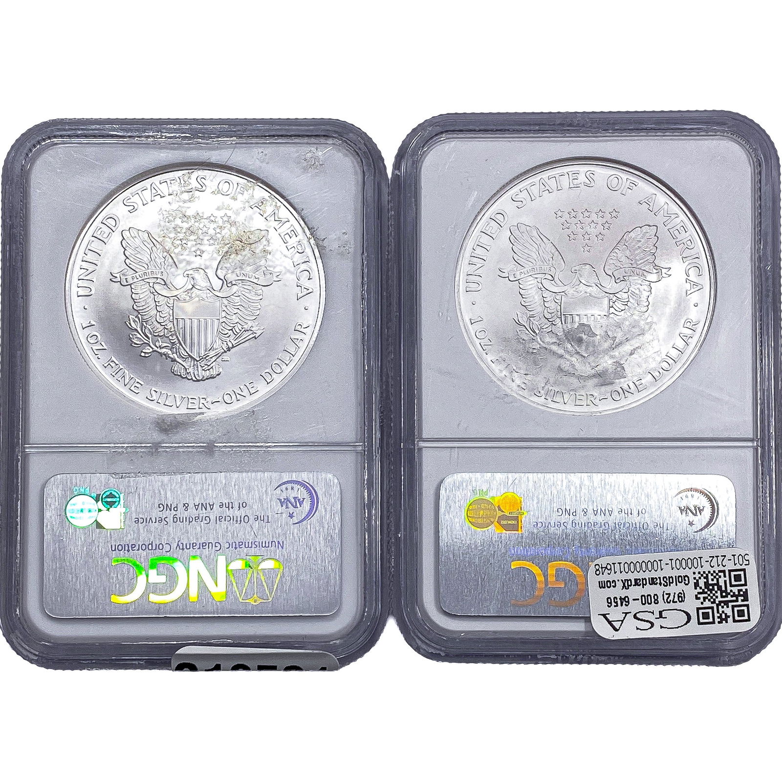 [2 Coins] 2006 Silver Eagle NGC GEMUNC - 2