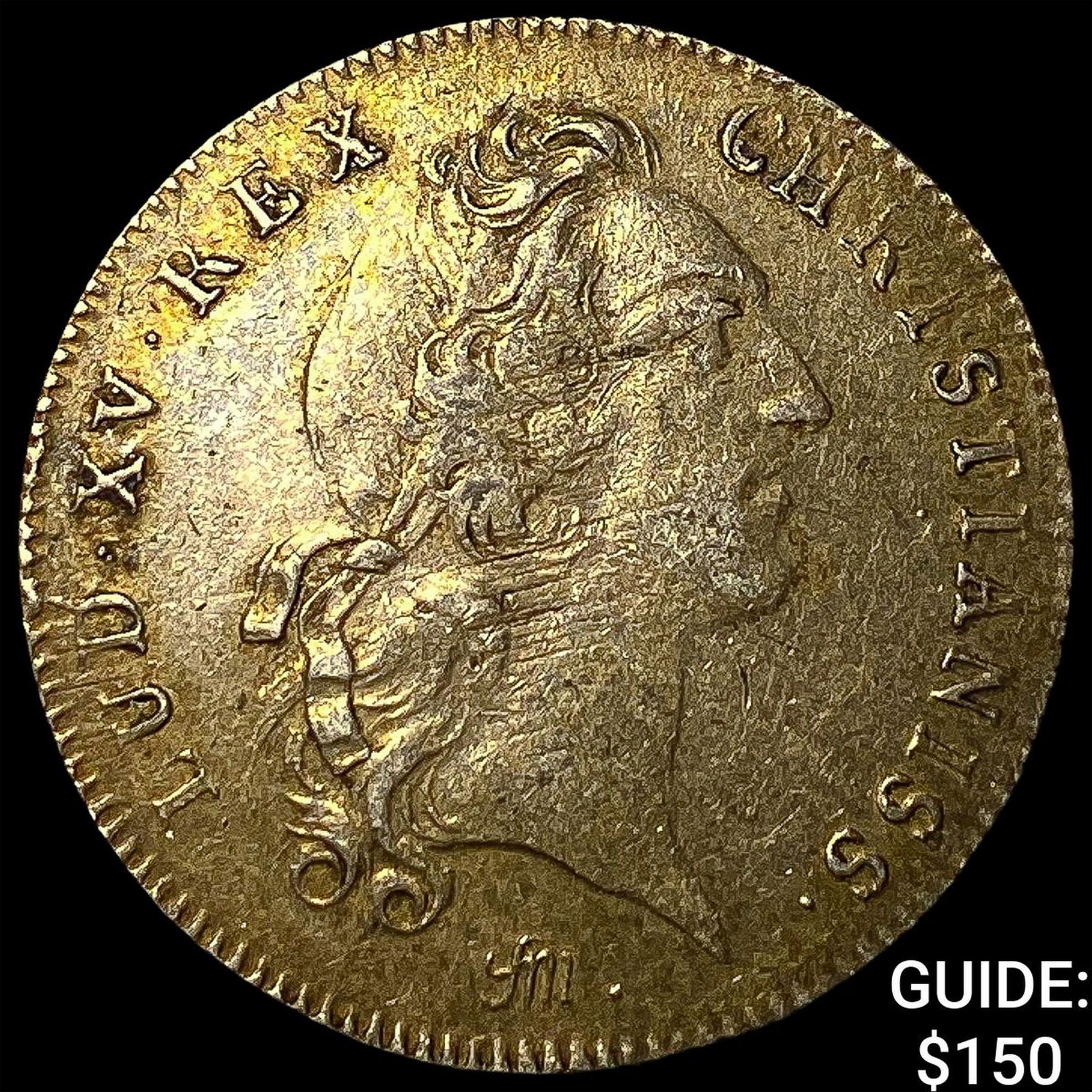 France Louis XV 1715-1774 Silver Jeton NEARLY UNCIRCULATED: France Louis XV 1715-1774 Silver Jeton NEARLY UNCIRCULATED