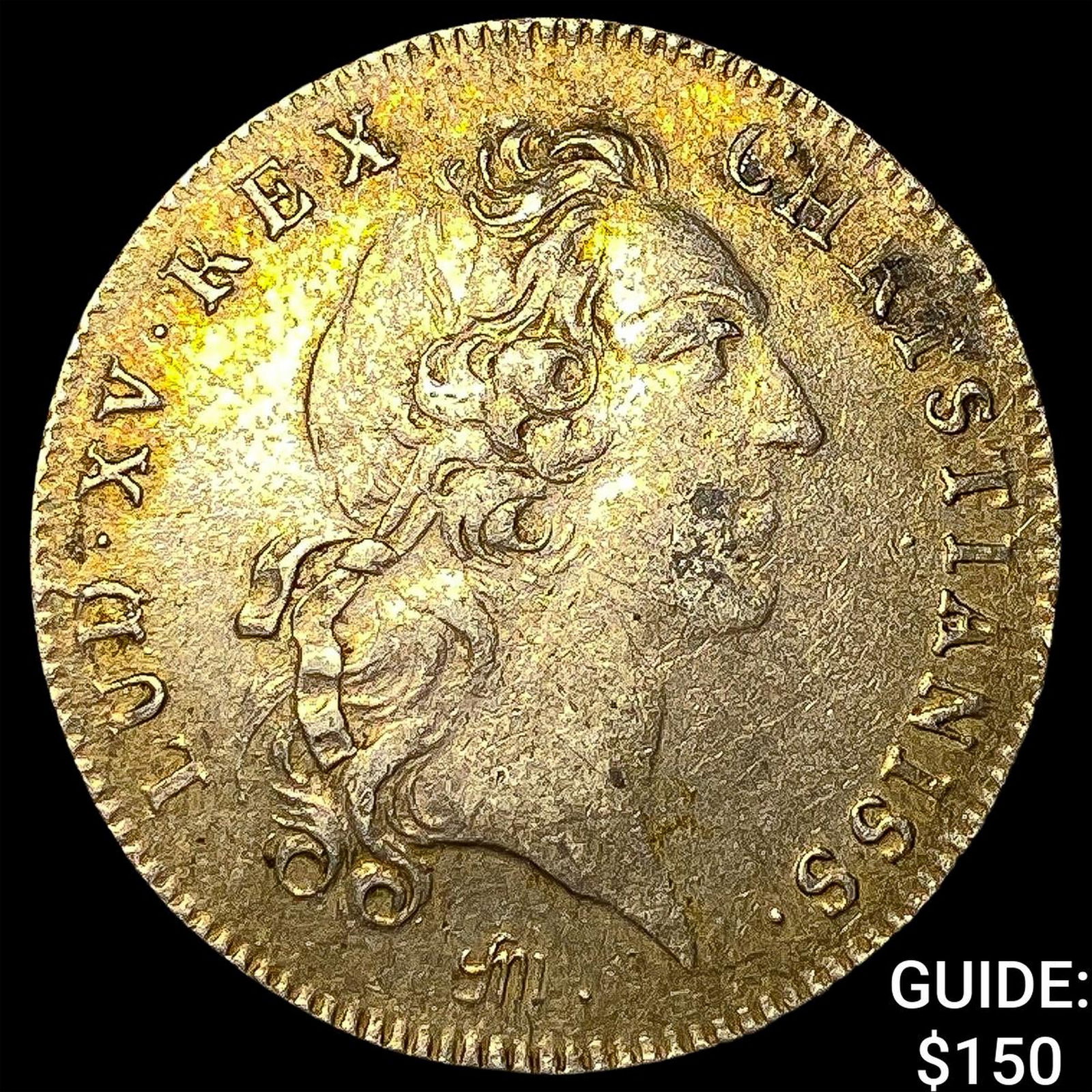 France Louis XV 1715-1774 Silver Jeton NEARLY UNCIRCULATED: France Louis XV 1715-1774 Silver Jeton NEARLY UNCIRCULATED