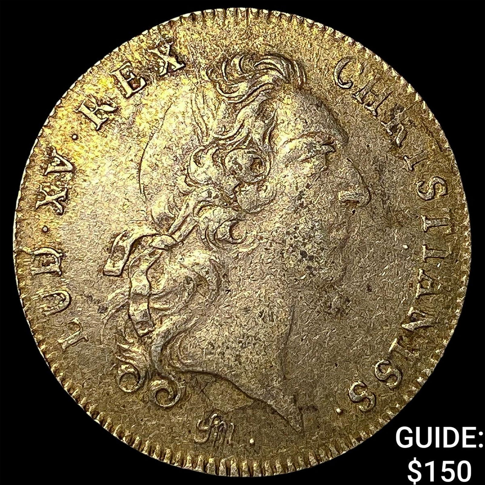 France Louis XV 1715-1774 Silver Jeton NEARLY UNCIRCULATED: France Louis XV 1715-1774 Silver Jeton NEARLY UNCIRCULATED