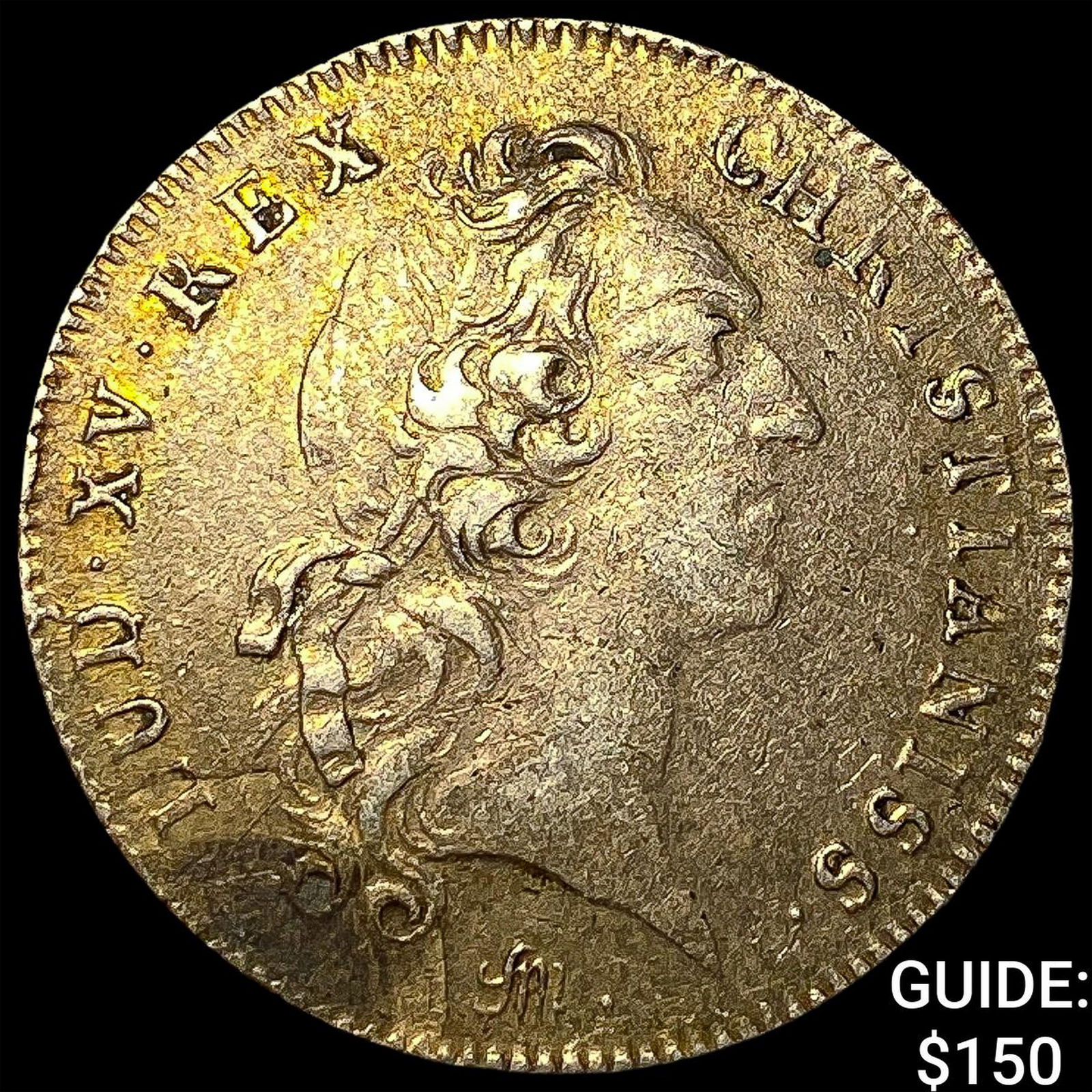 France Louis XV 1715-1774 Silver Jeton NEARLY UNCIRCULATED: France Louis XV 1715-1774 Silver Jeton NEARLY UNCIRCULATED