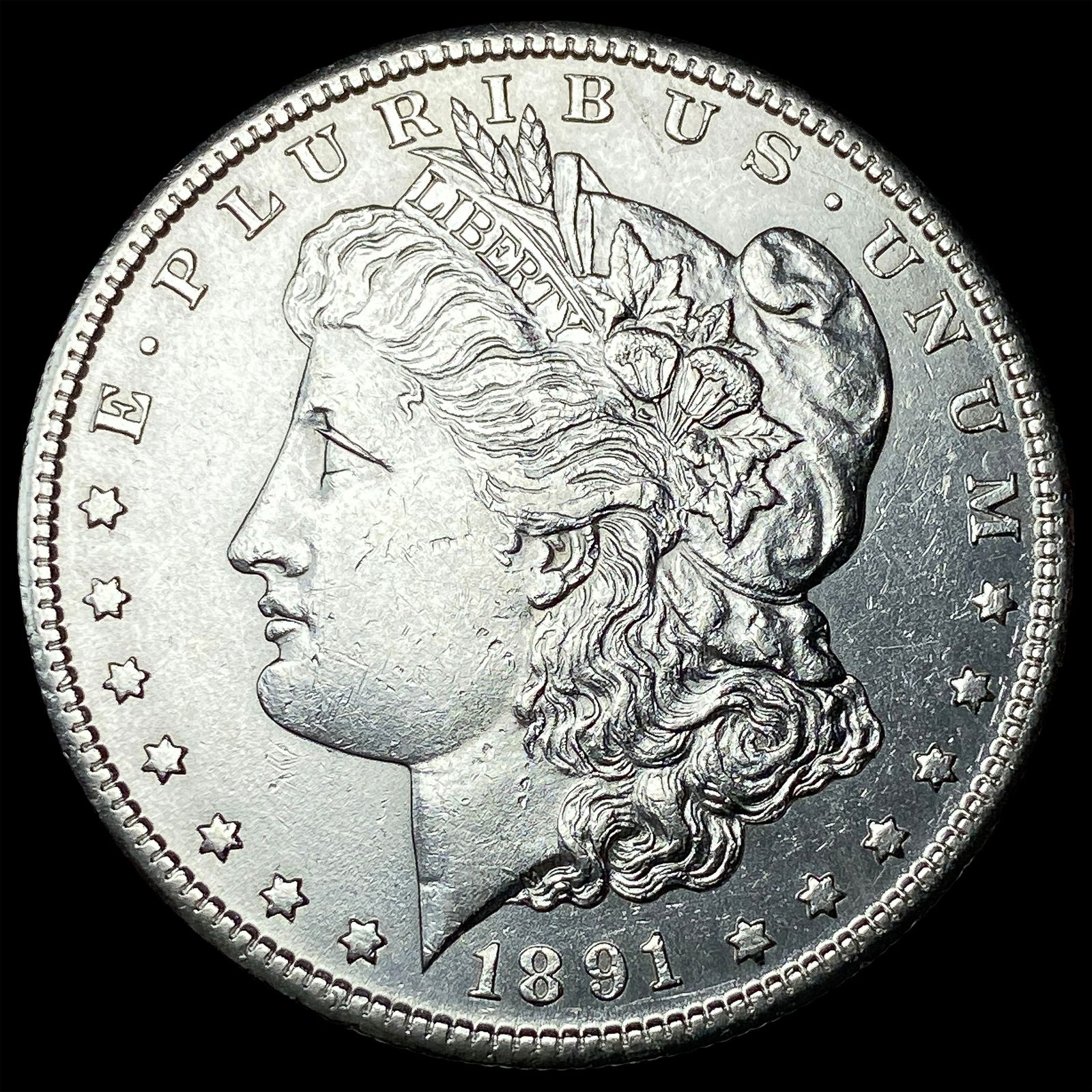 1891-S Silver Morgan Dollar UNCIRCULATED: 1891-S Silver Morgan Dollar UNCIRCULATED