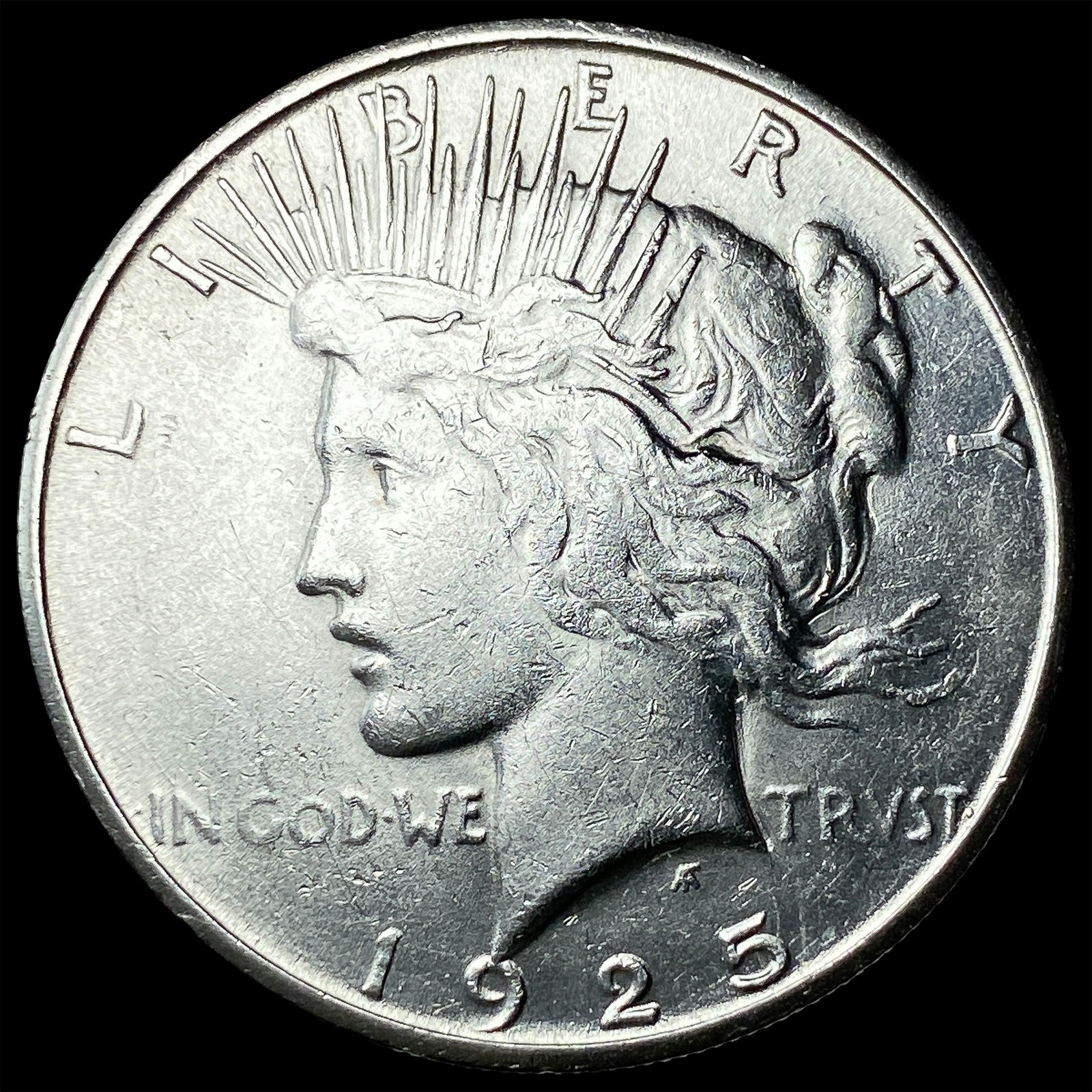 1925-S Silver Peace Dollar UNCIRCULATED: 1925-S Silver Peace Dollar UNCIRCULATED