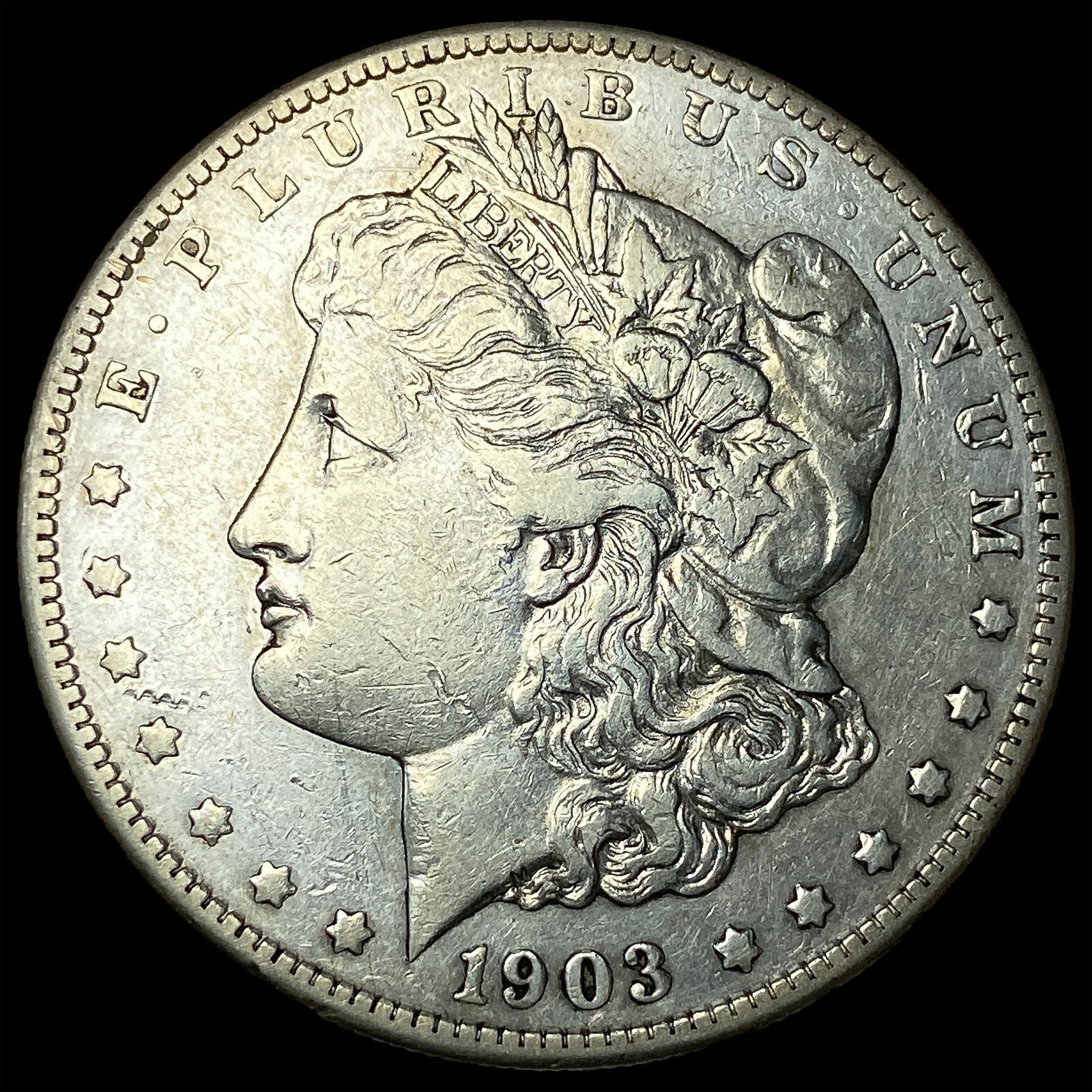1903-S Silver Morgan Dollar NEARLY UNCIRCULATED: 1903-S Silver Morgan Dollar NEARLY UNCIRCULATED