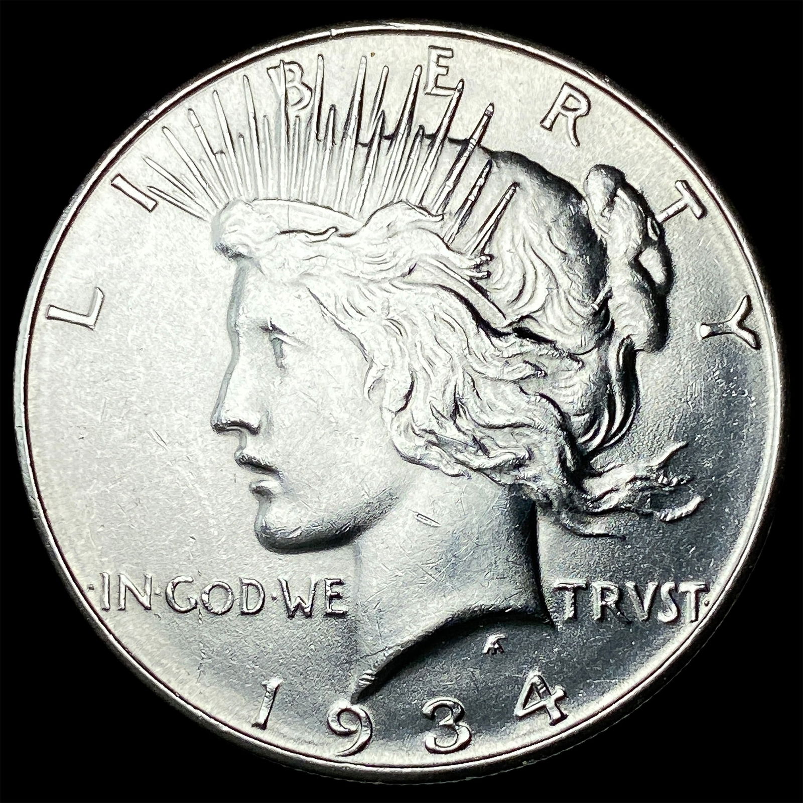 1934-D Silver Peace Dollar CHOICE BU: 1934-D Silver Peace Dollar CHOICE BU