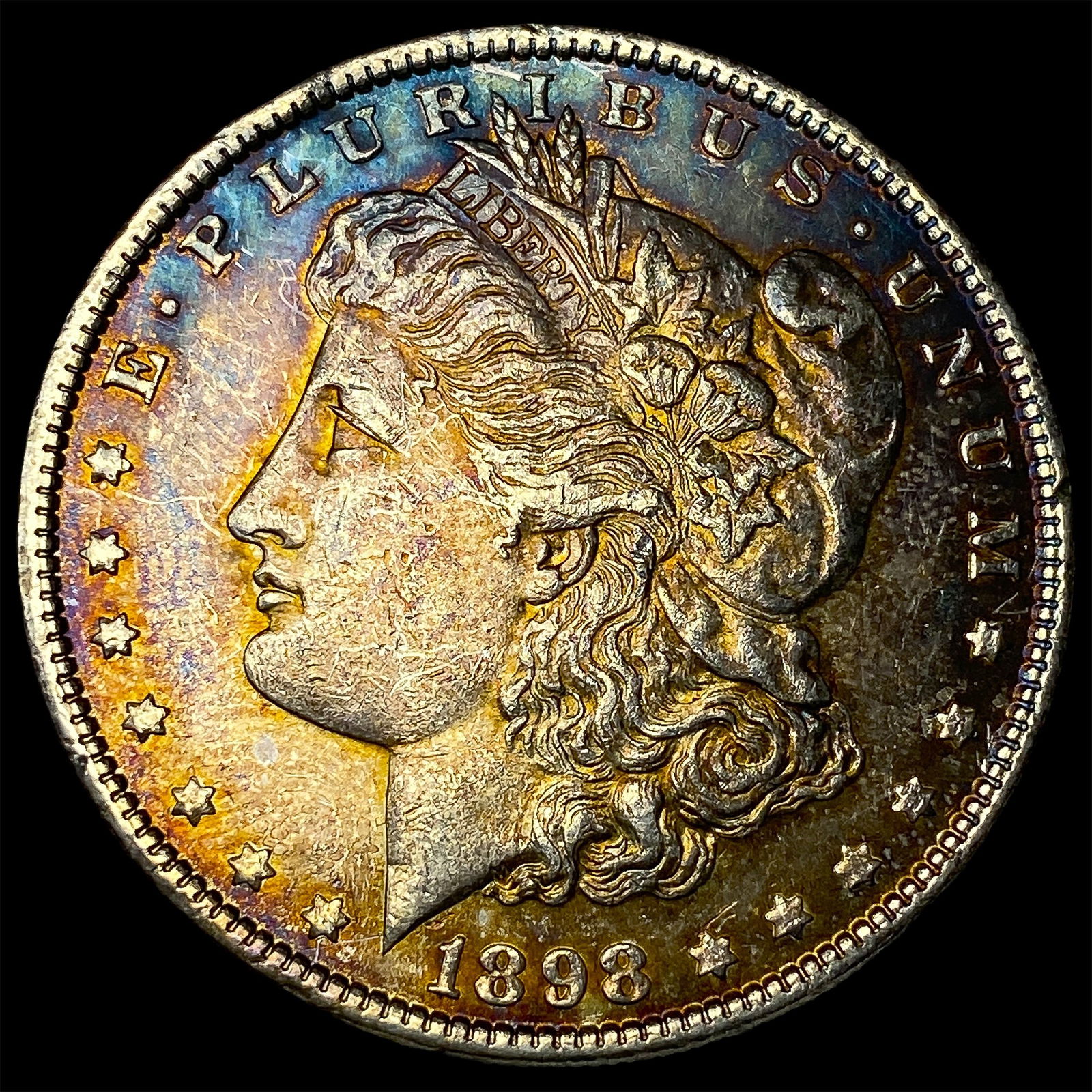 1898 Silver Morgan Dollar CLOSELY UNCIRCULATED (1 of 2)