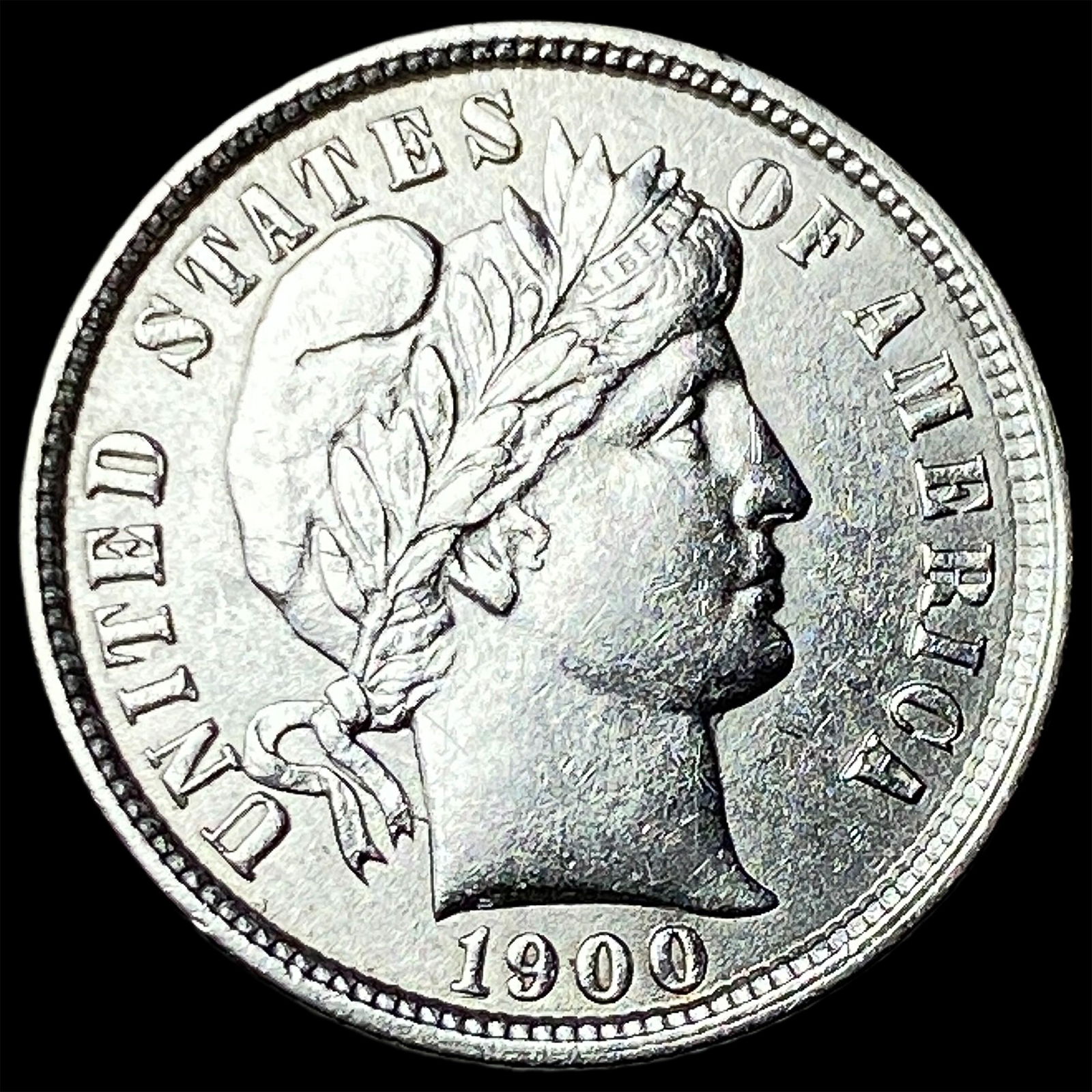 1900 Barber Dime CLOSELY UNCIRCULATED (1 of 2)