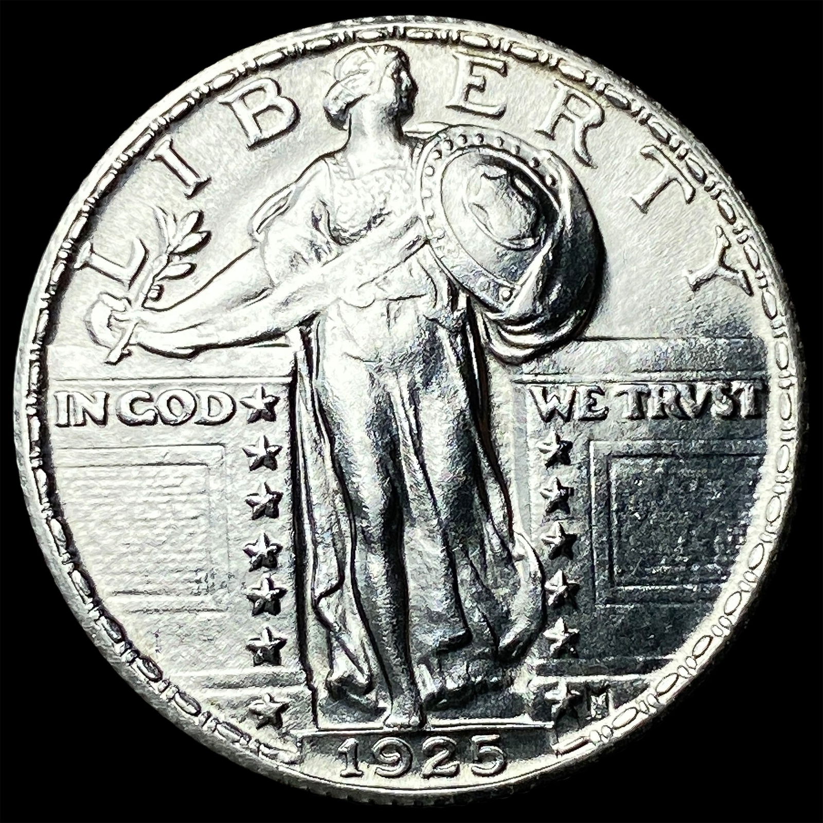 1925 Standing Liberty Silver Quarter UNCIRCULATED: 1925 Standing Liberty Silver Quarter UNCIRCULATED