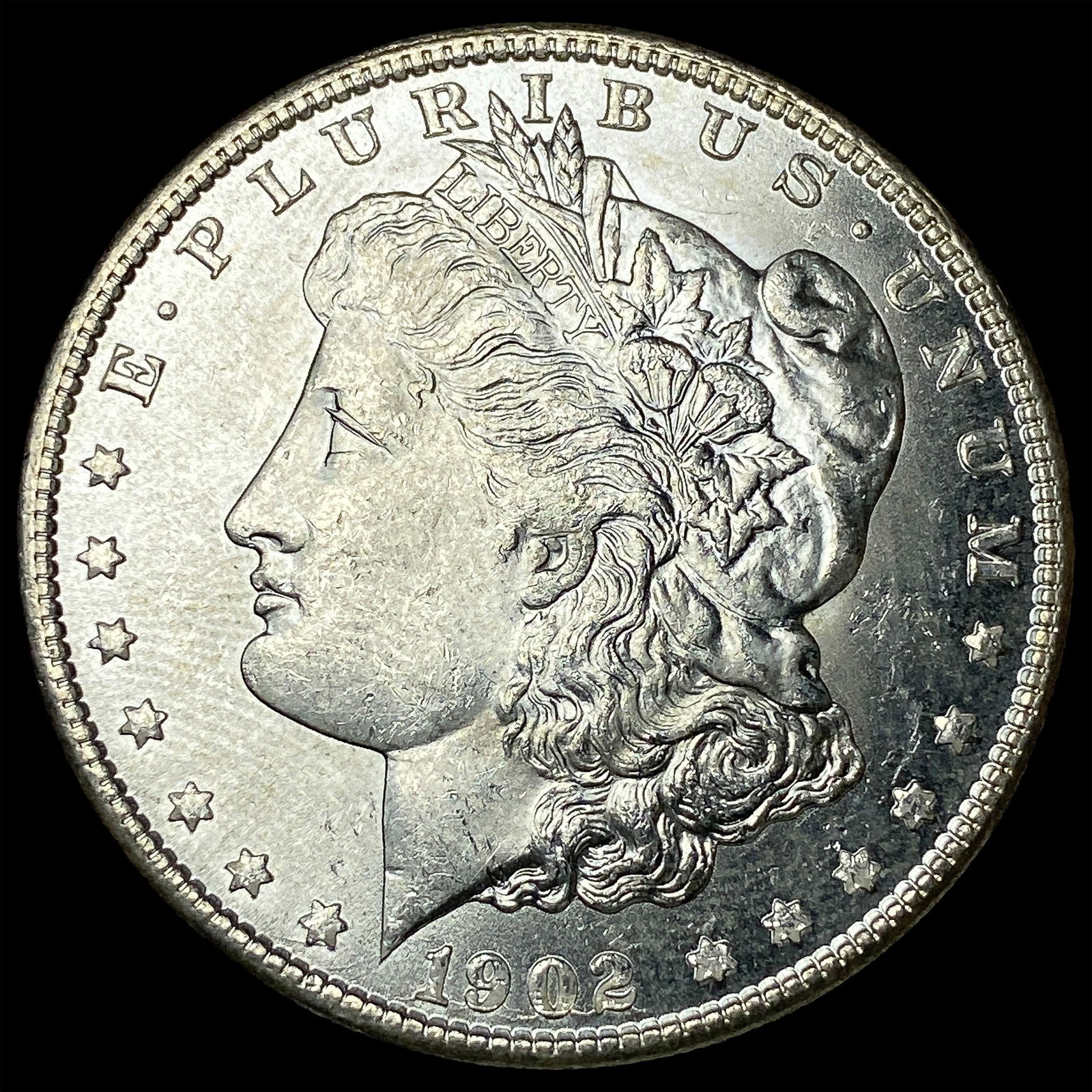 1902-O Silver Morgan Dollar CHOICE BU: 1902-O Silver Morgan Dollar CHOICE BU