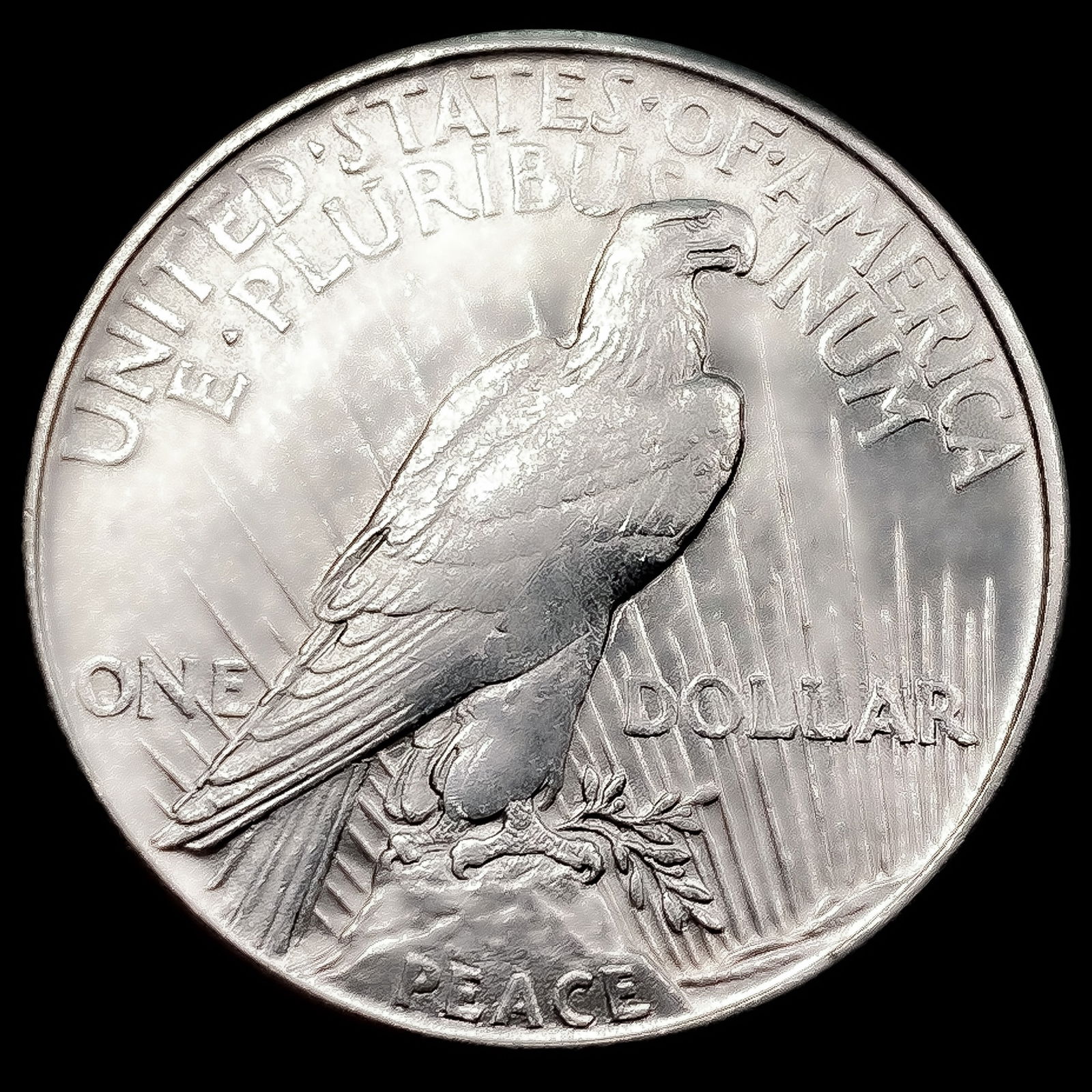 1921 Silver Peace Dollar GEM BU - 2