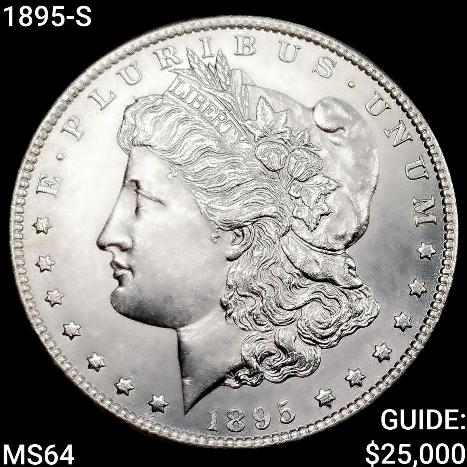 1895-S Morgan Silver Dollar CHOICE BU: 1895-S Morgan Silver Dollar CHOICE BU