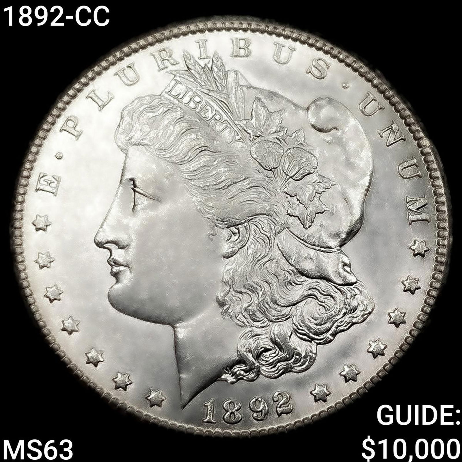 1892-CC Morgan Silver Dollar CHOICE BU (1 of 2)