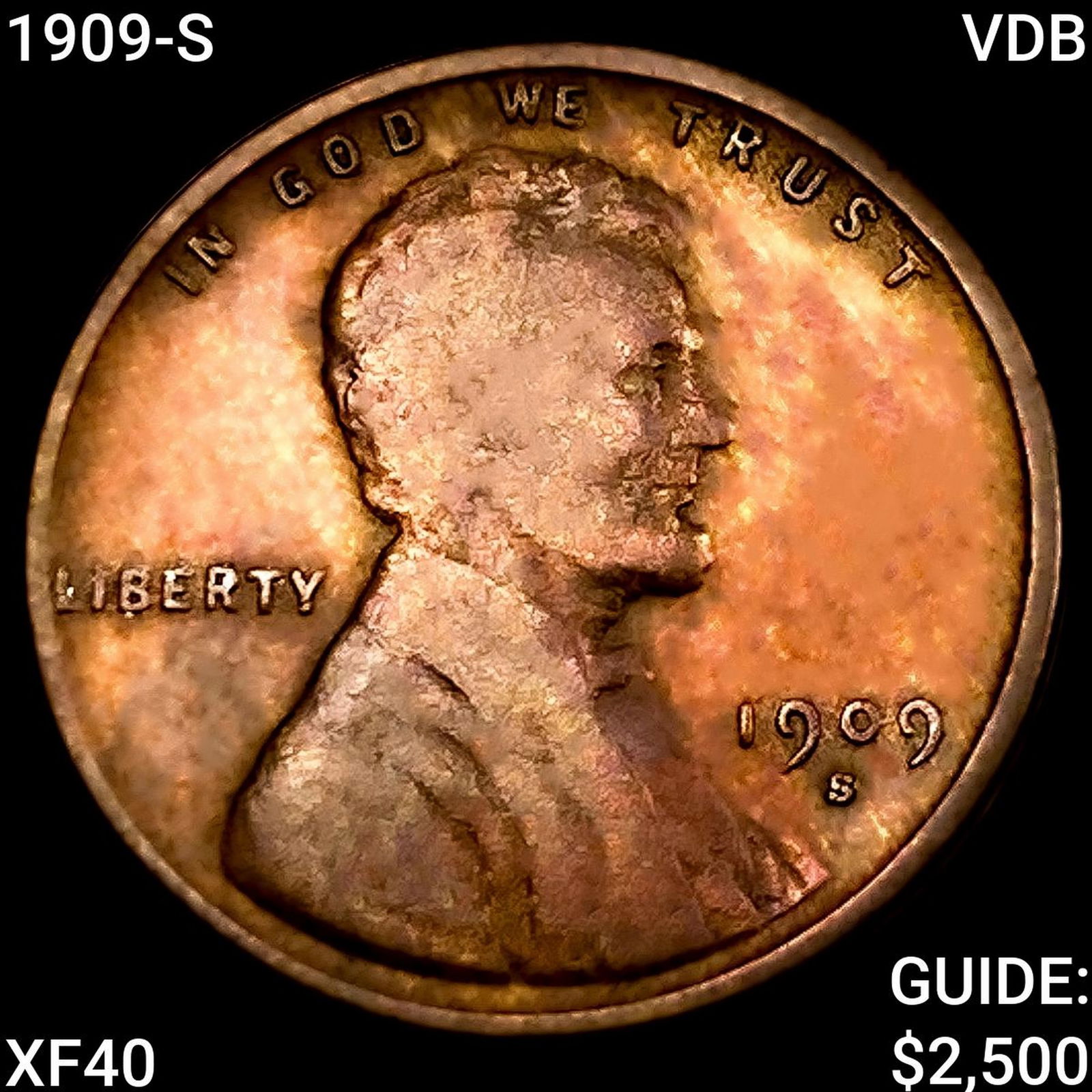 1909-S VDB Wheat Cent NEARLY UNCIRCULATED (1 of 2)