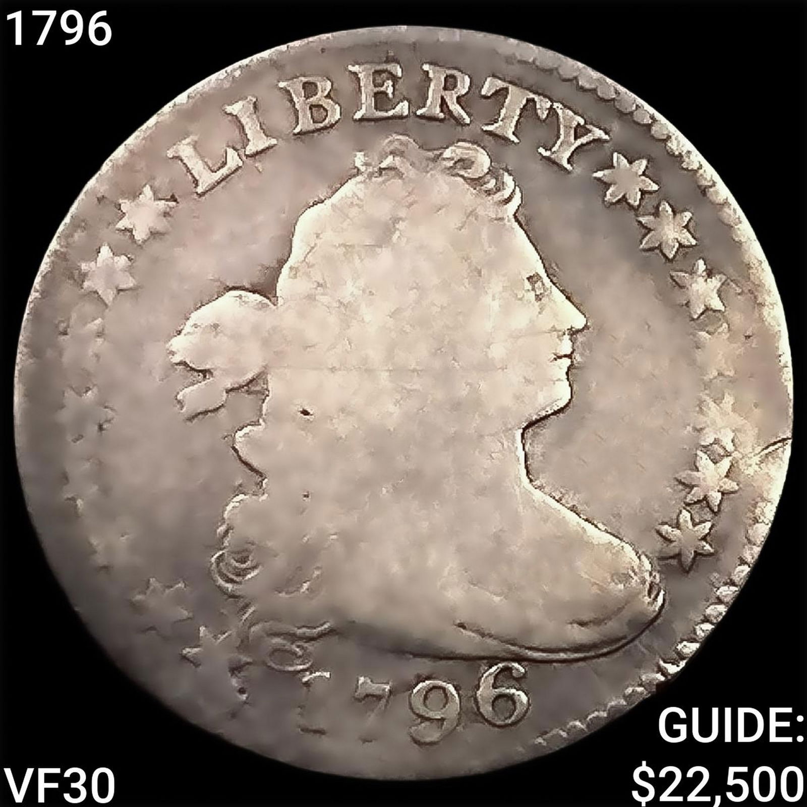 1796 Draped Bust Dime LIGHTLY CIRCULATED (1 of 2)