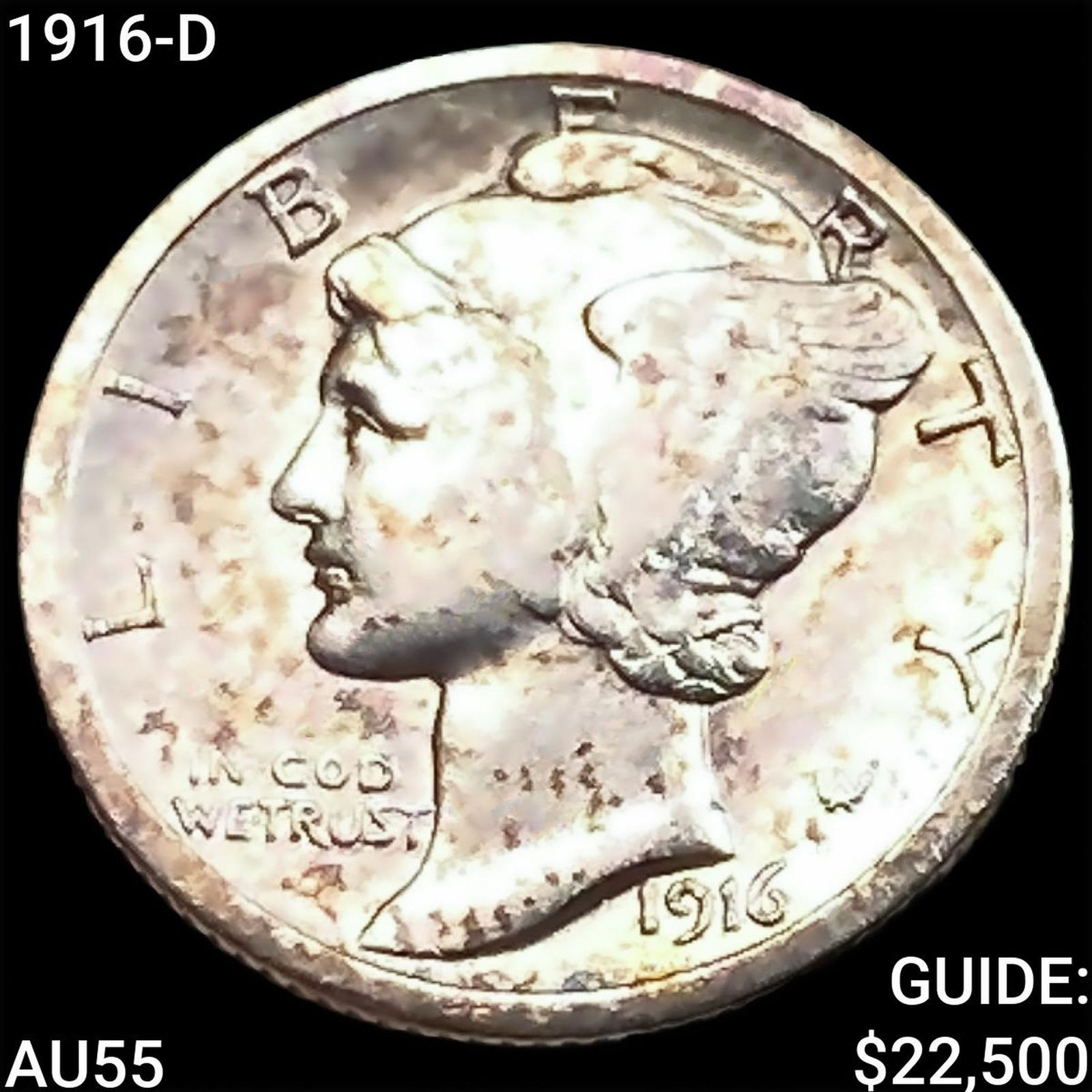 1916-D Mercury Dime HIGH GRADE (1 of 2)
