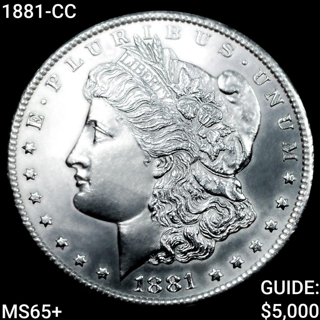 1881-CC Morgan Silver Dollar GEM BU + (1 of 2)