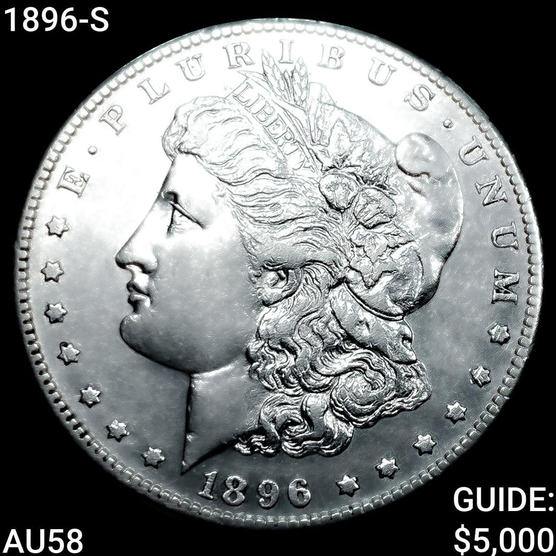 1896-S Morgan Silver Dollar CHOICE AU (1 of 2)