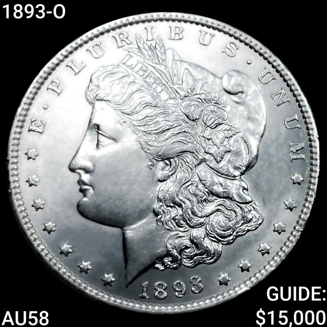 1893-O Morgan Silver Dollar CHOICE AU (1 of 2)