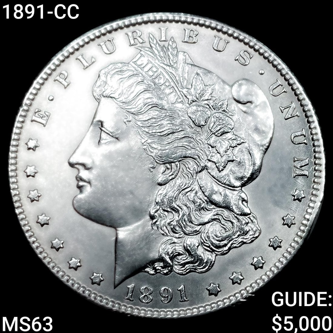 1891-CC Morgan Silver Dollar CHOICE BU (1 of 2)