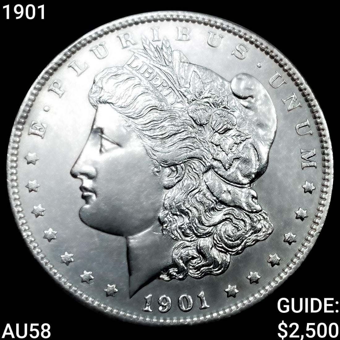 1901 Morgan Silver Dollar CHOICE AU (1 of 2)