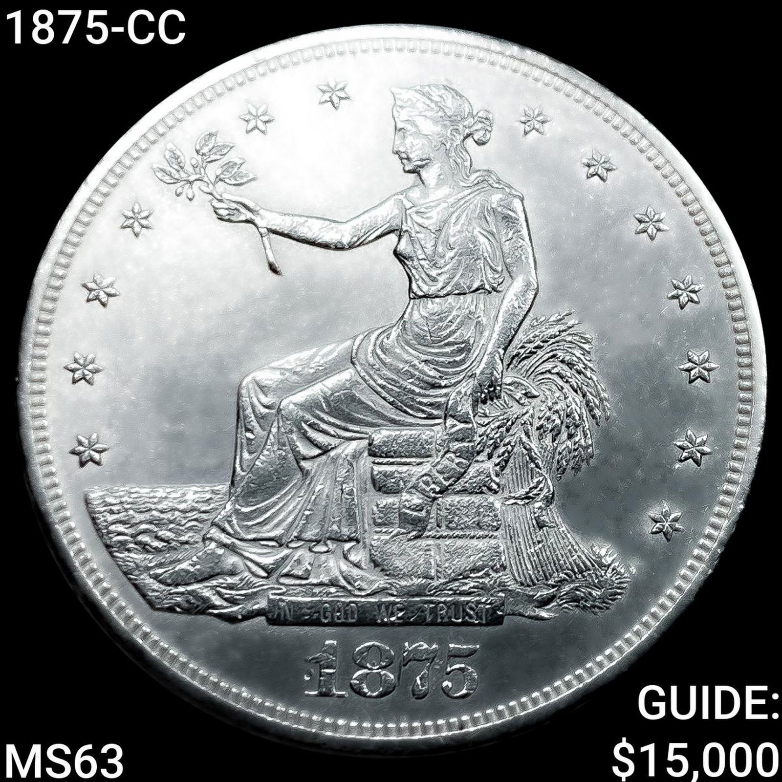 1875-CC Silver Trade Dollar CHOICE BU (1 of 2)