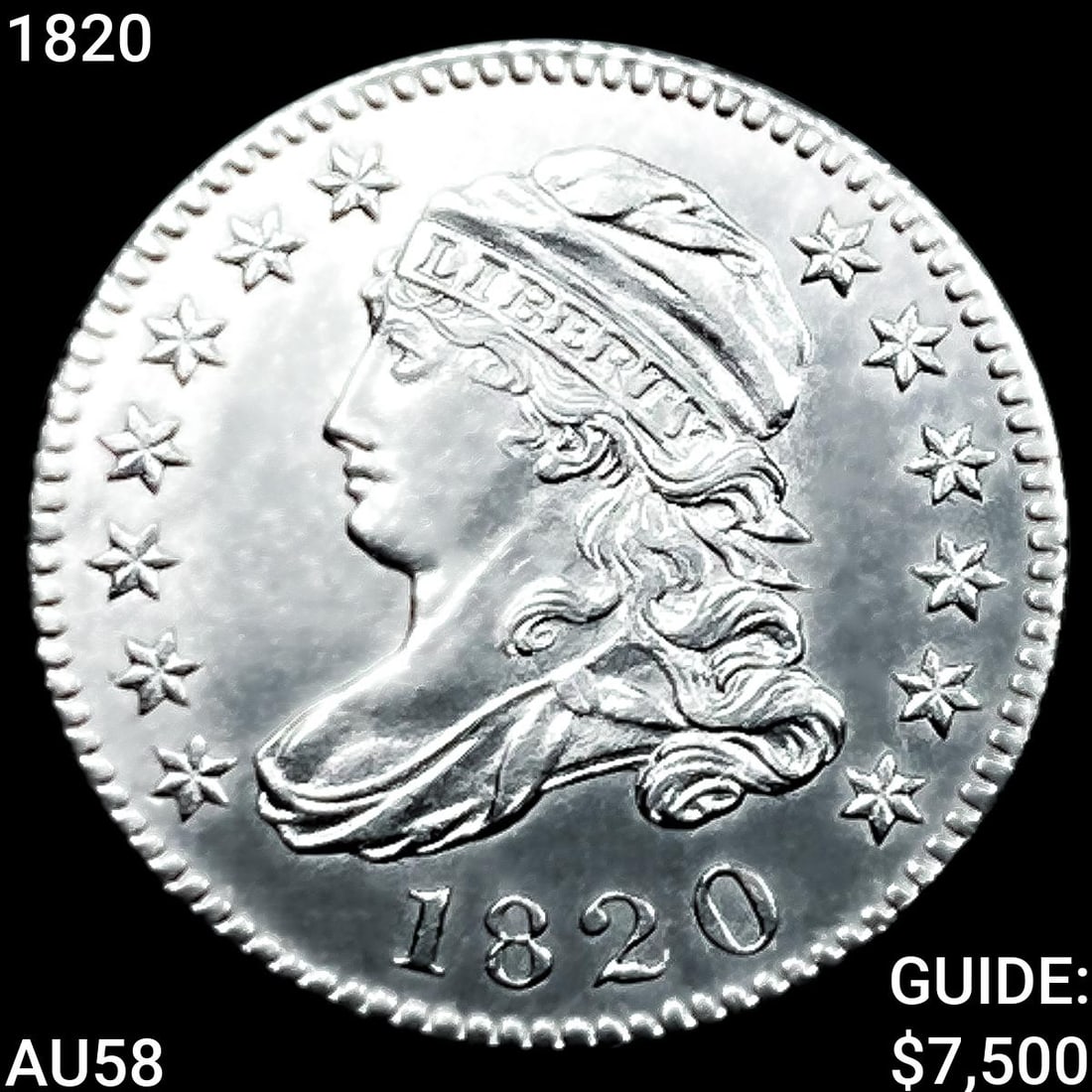 1820 Capped Bust Dime CHOICE AU (1 of 2)