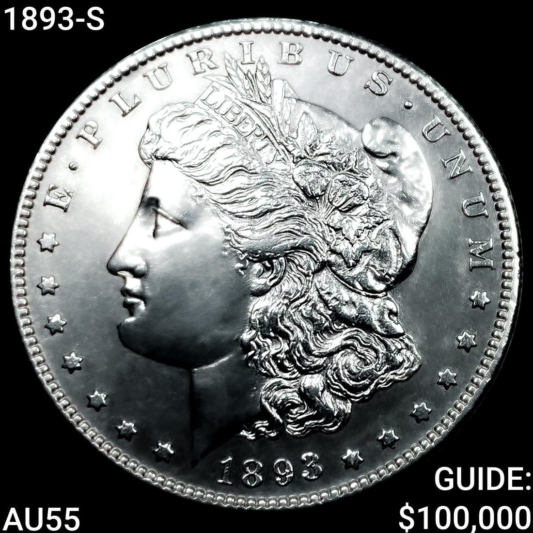 1893-S Morgan Silver Dollar HIGH GRADE: 1893-S Morgan Silver Dollar HIGH GRADE