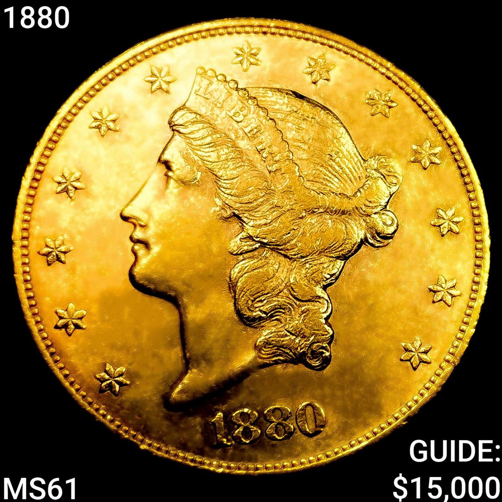 1880 $20 Gold Double Eagle UNCIRCULATED (1 of 2)